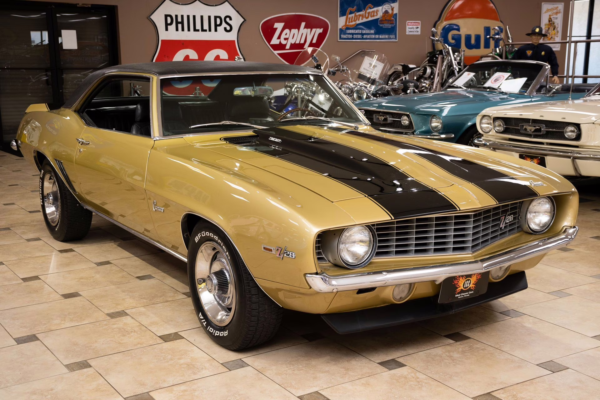 1969 Olympic Gold Chevrolet Camaro