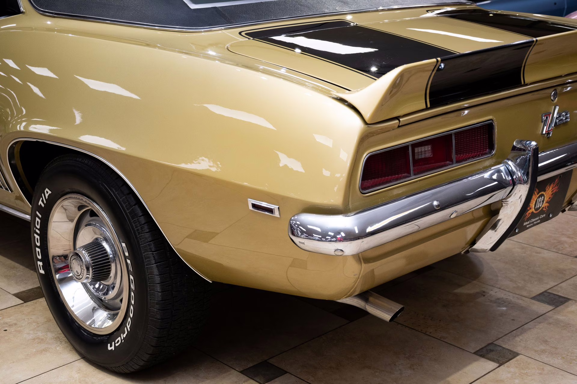 1969 Olympic Gold Chevrolet Camaro