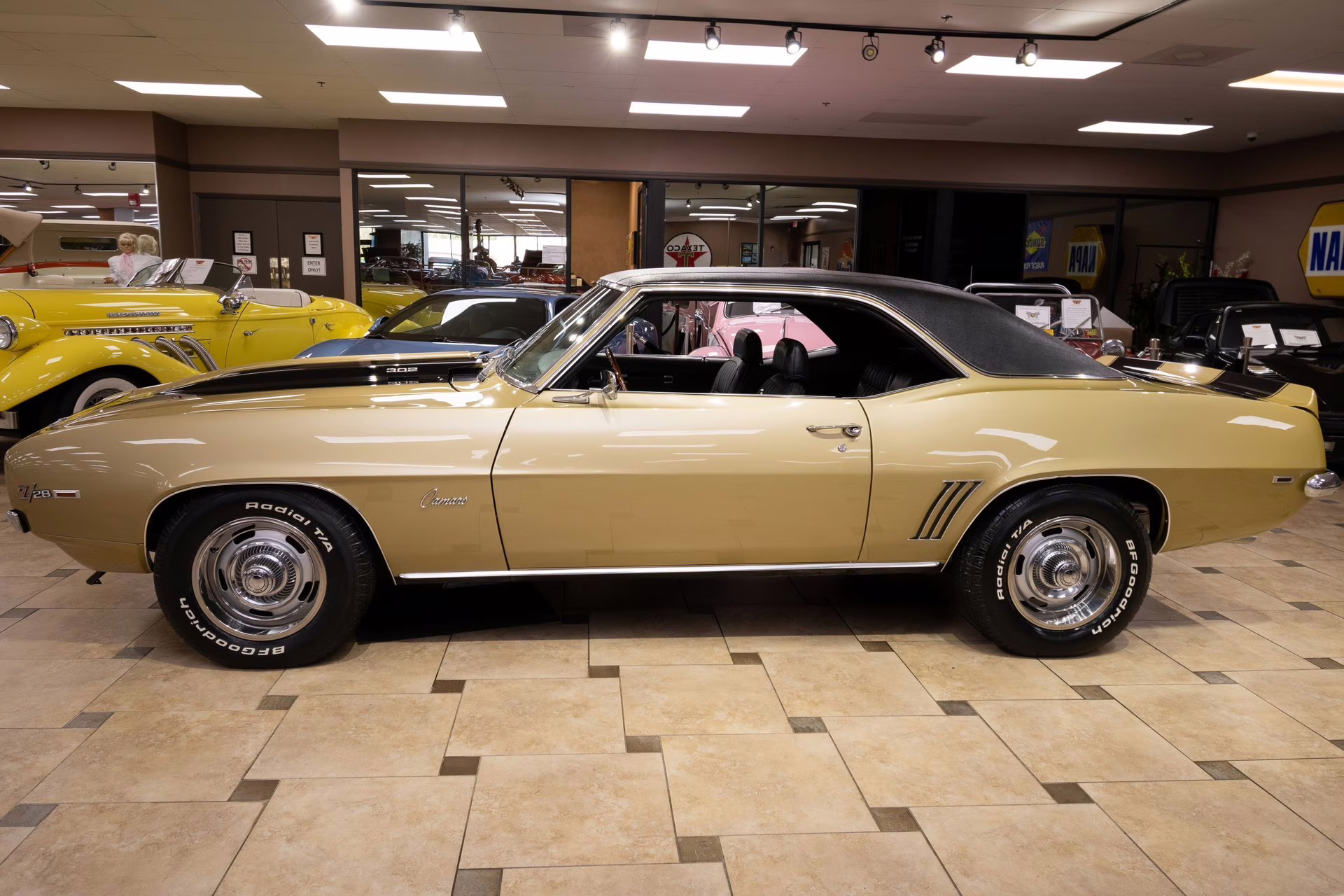 1969 Olympic Gold Chevrolet Camaro