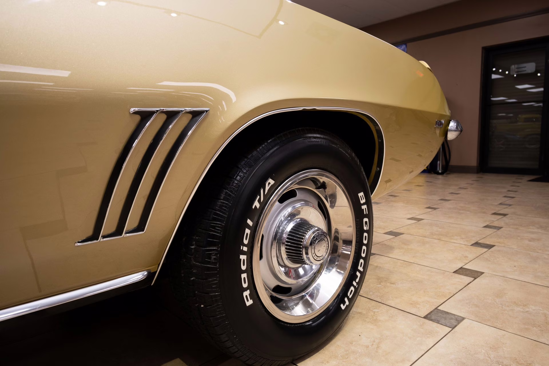 1969 Olympic Gold Chevrolet Camaro