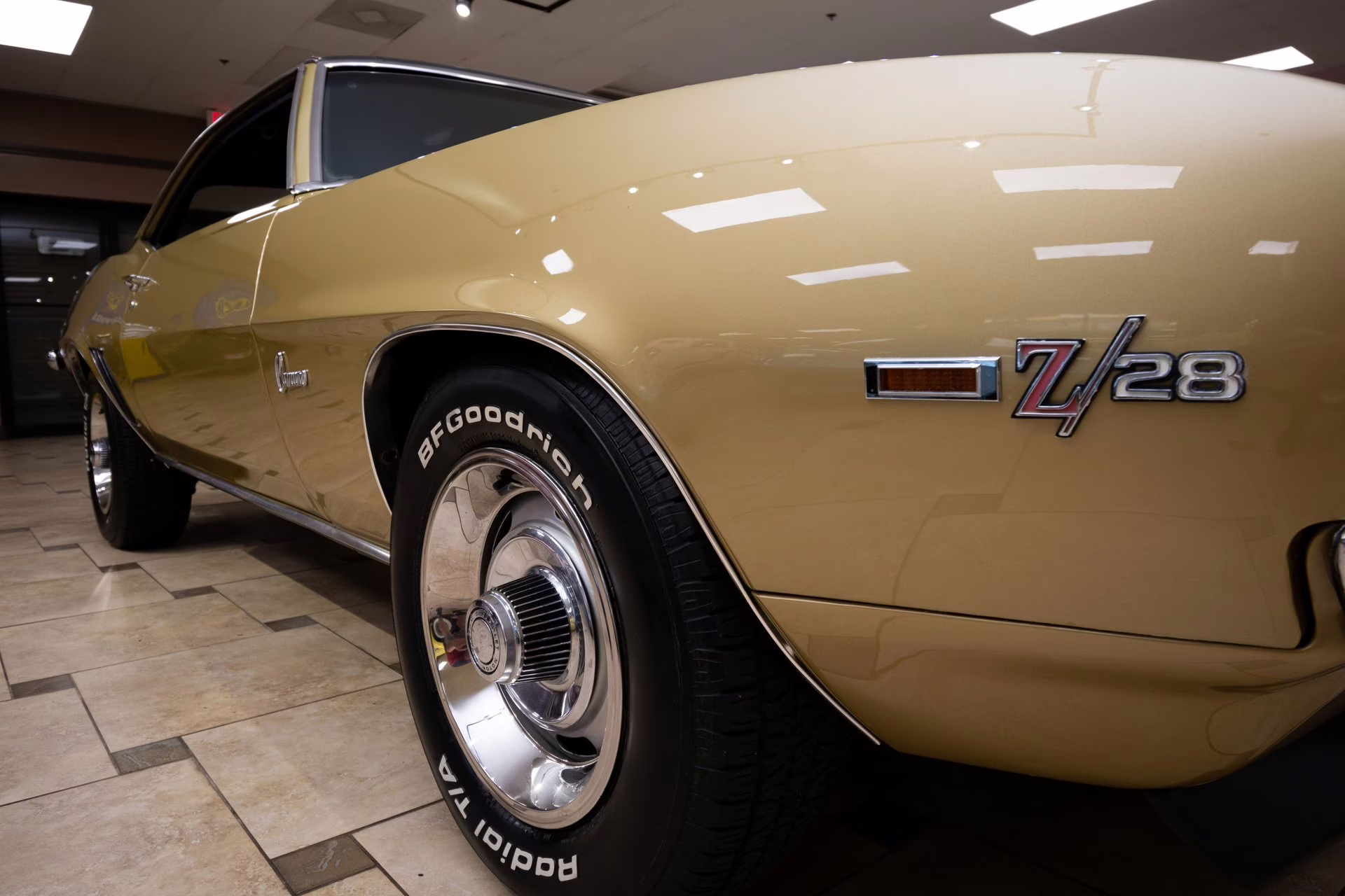 1969 Olympic Gold Chevrolet Camaro