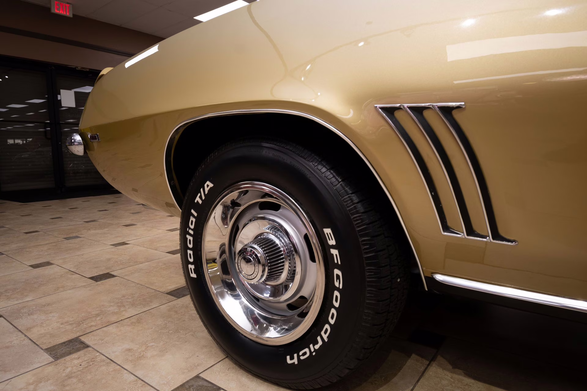 1969 Olympic Gold Chevrolet Camaro