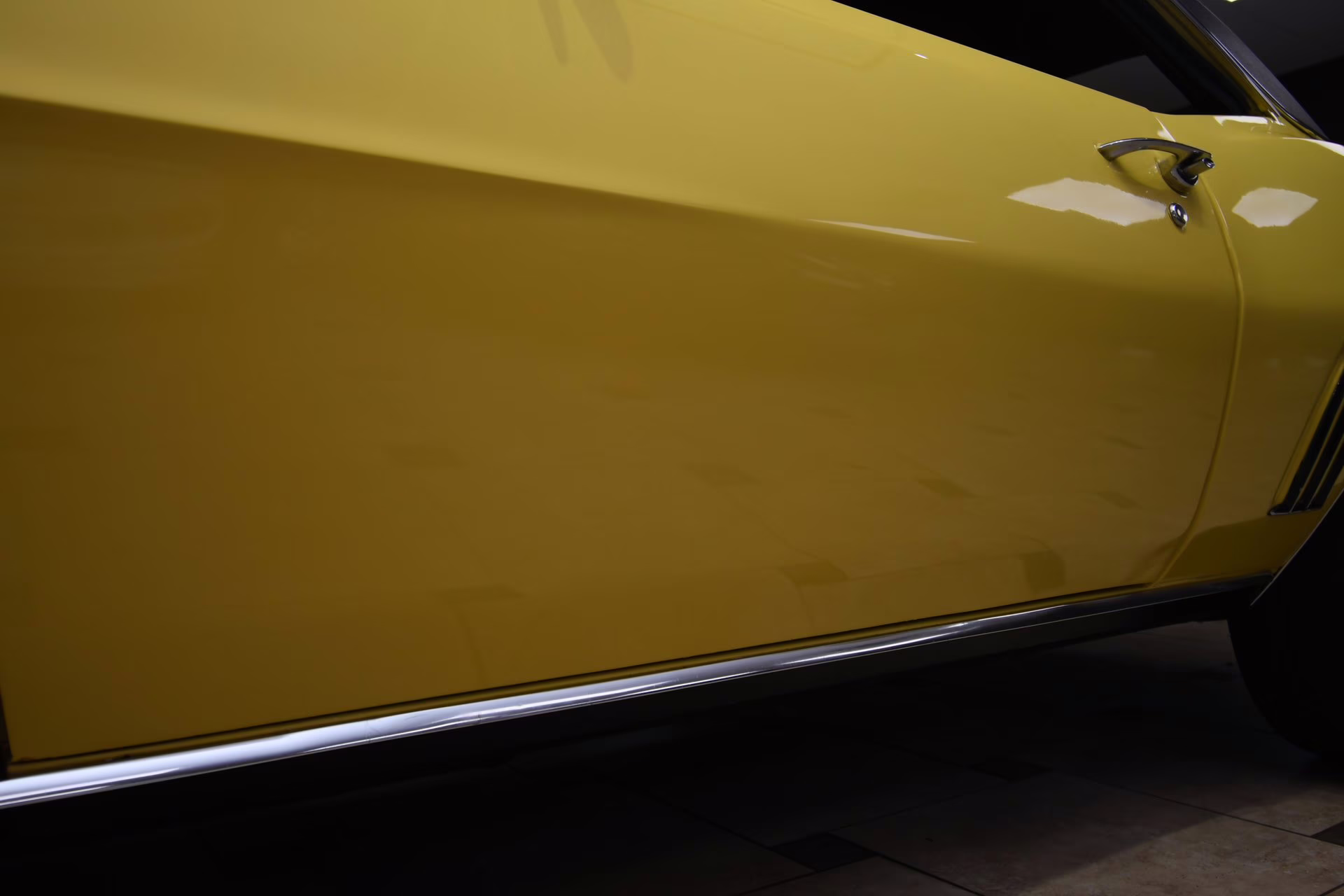 1969 Yellow Chevrolet Camaro