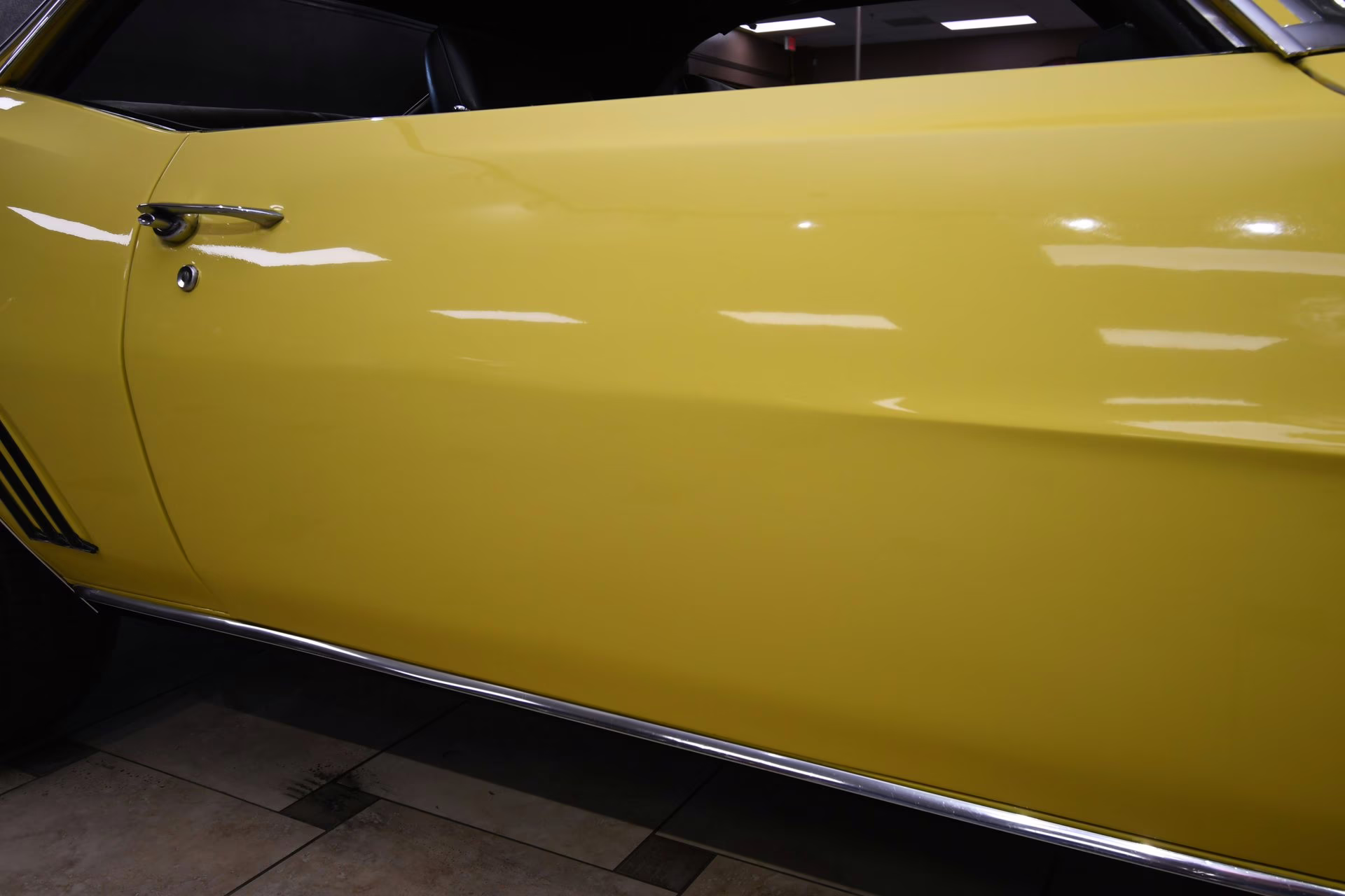 1969 Yellow Chevrolet Camaro