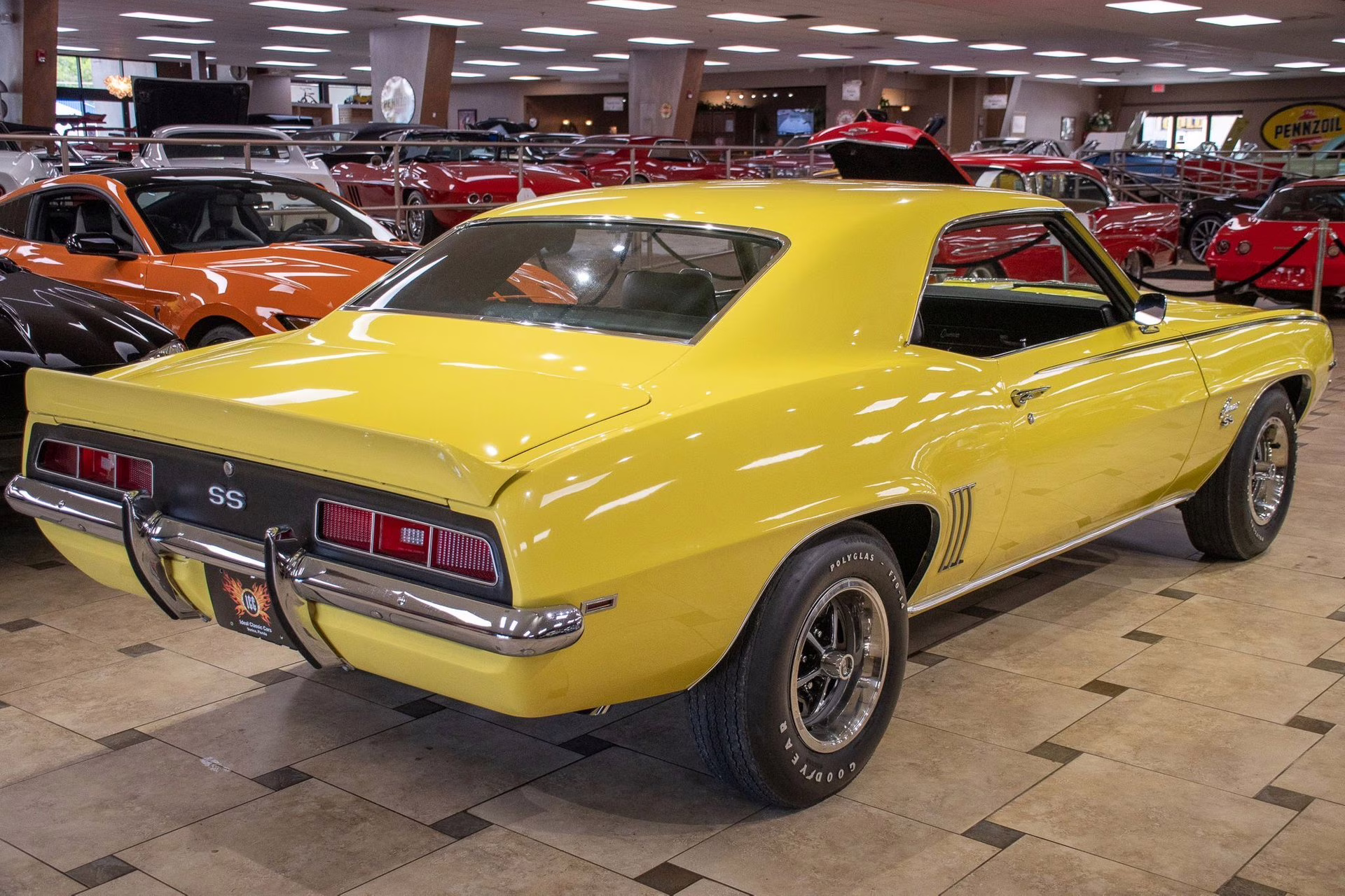 1969 Yellow Chevrolet Camaro