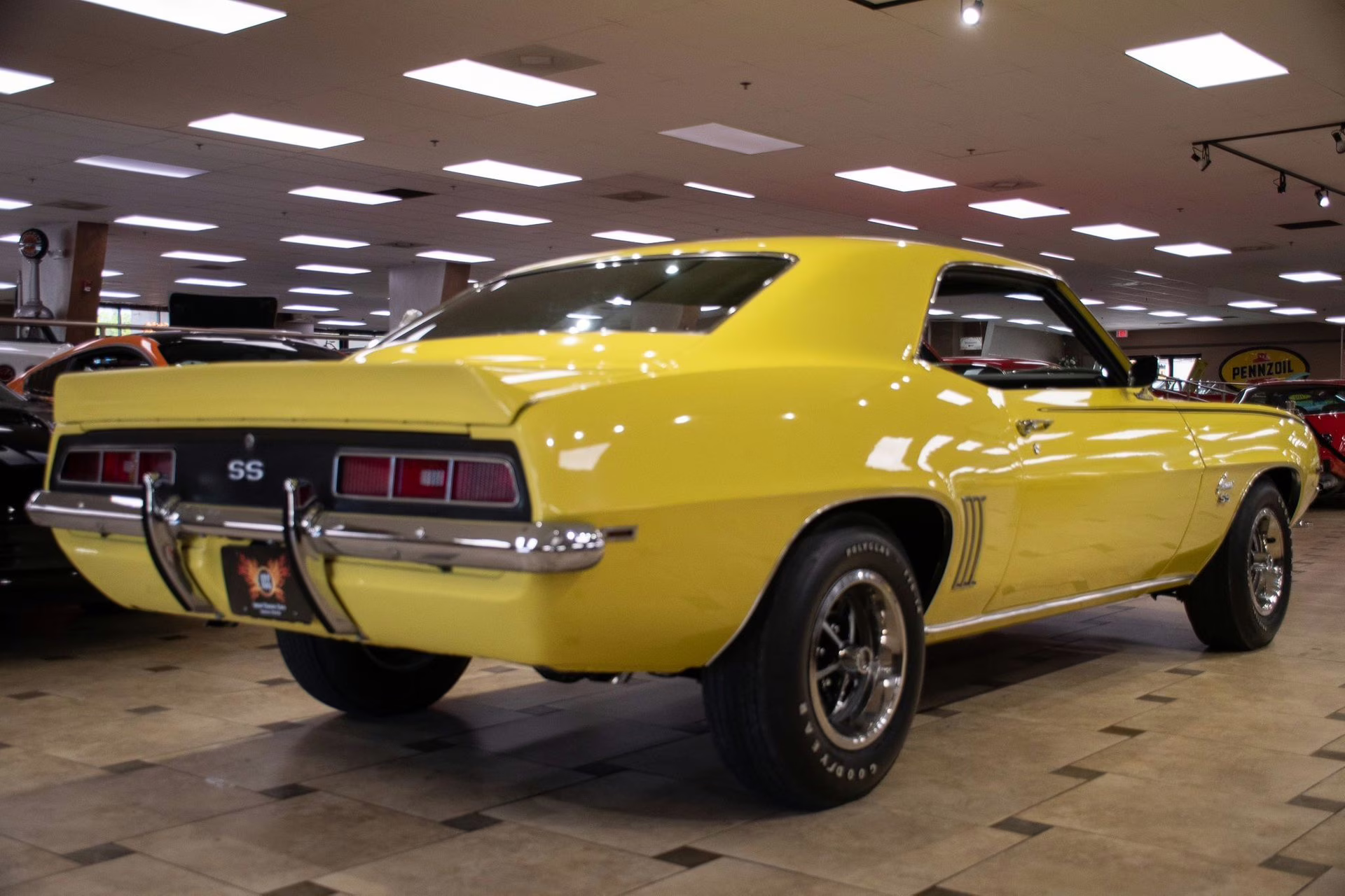 1969 Yellow Chevrolet Camaro