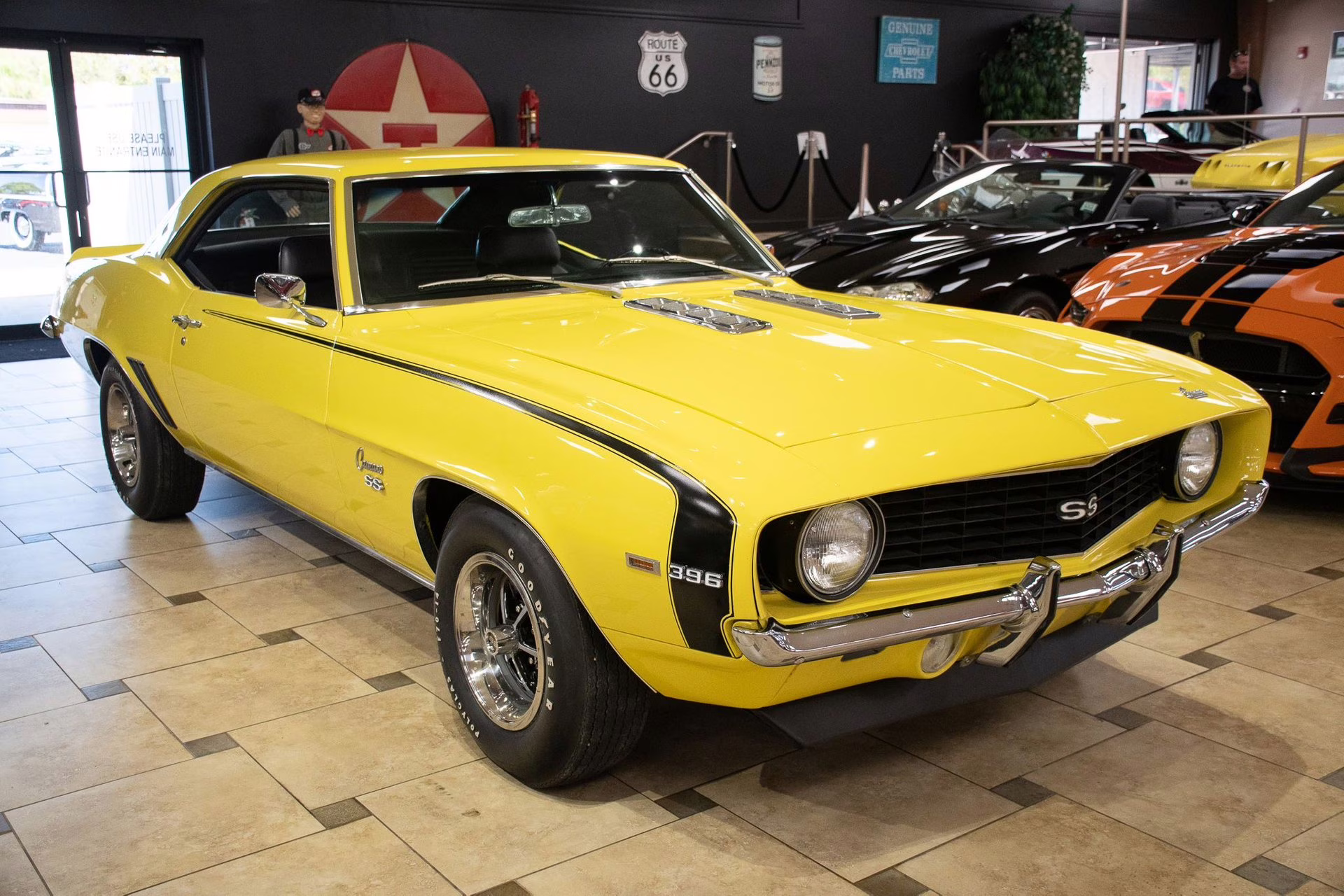 1969 Yellow Chevrolet Camaro