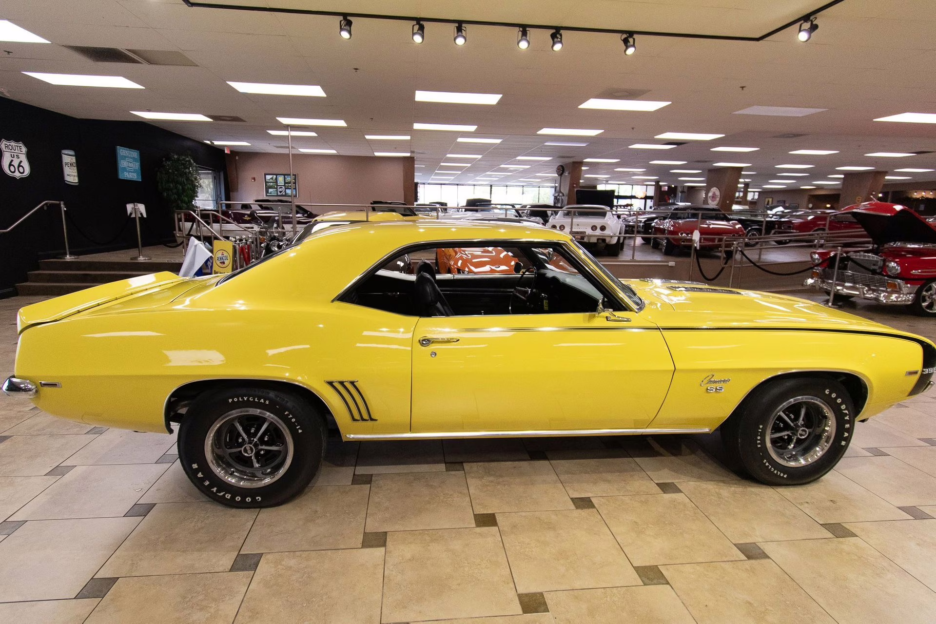 1969 Yellow Chevrolet Camaro