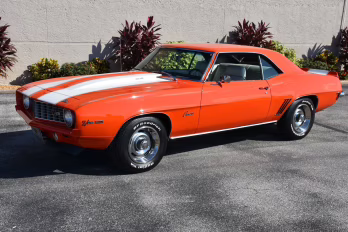 1969 Orange Chevrolet Camaro
