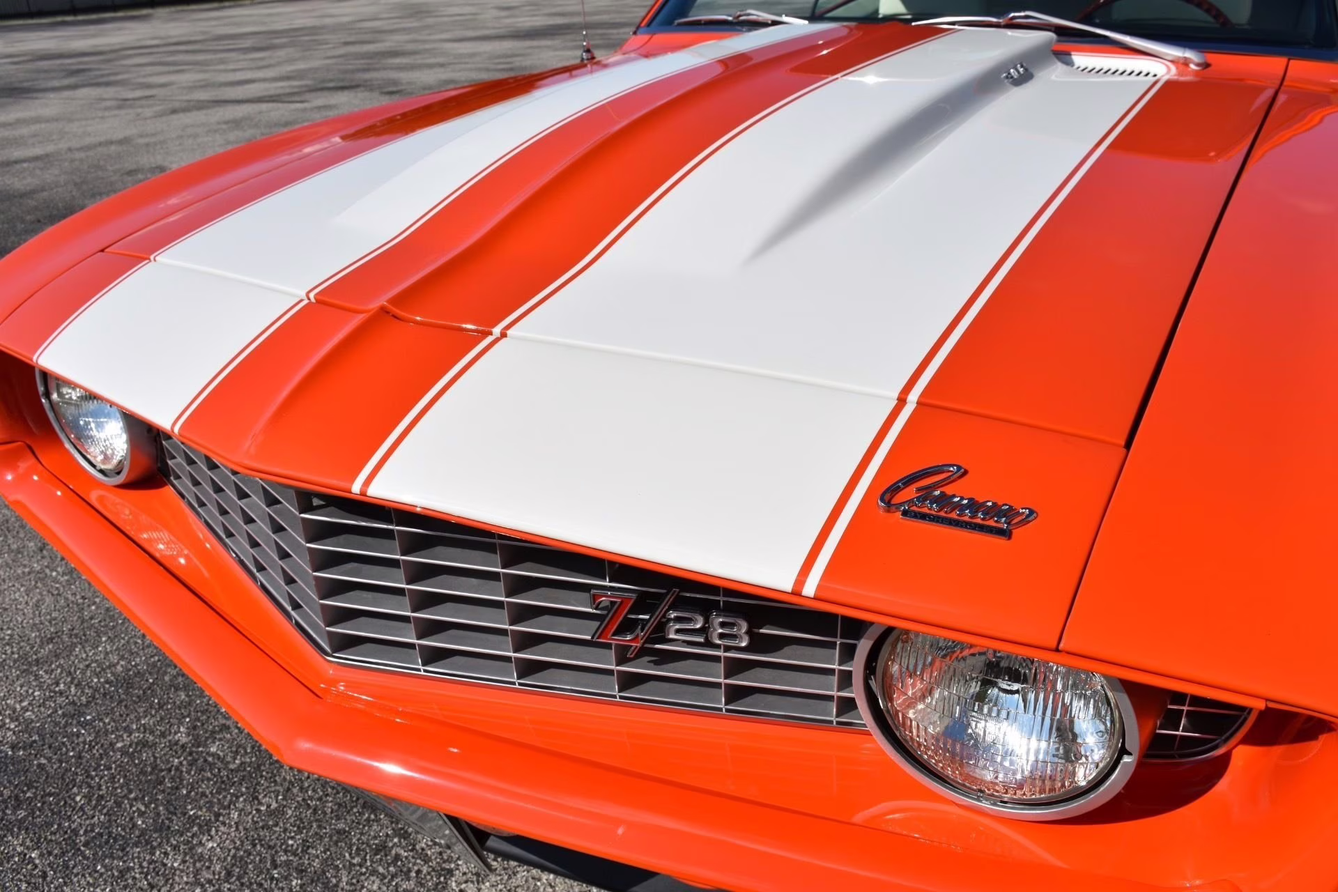 1969 Orange Chevrolet Camaro