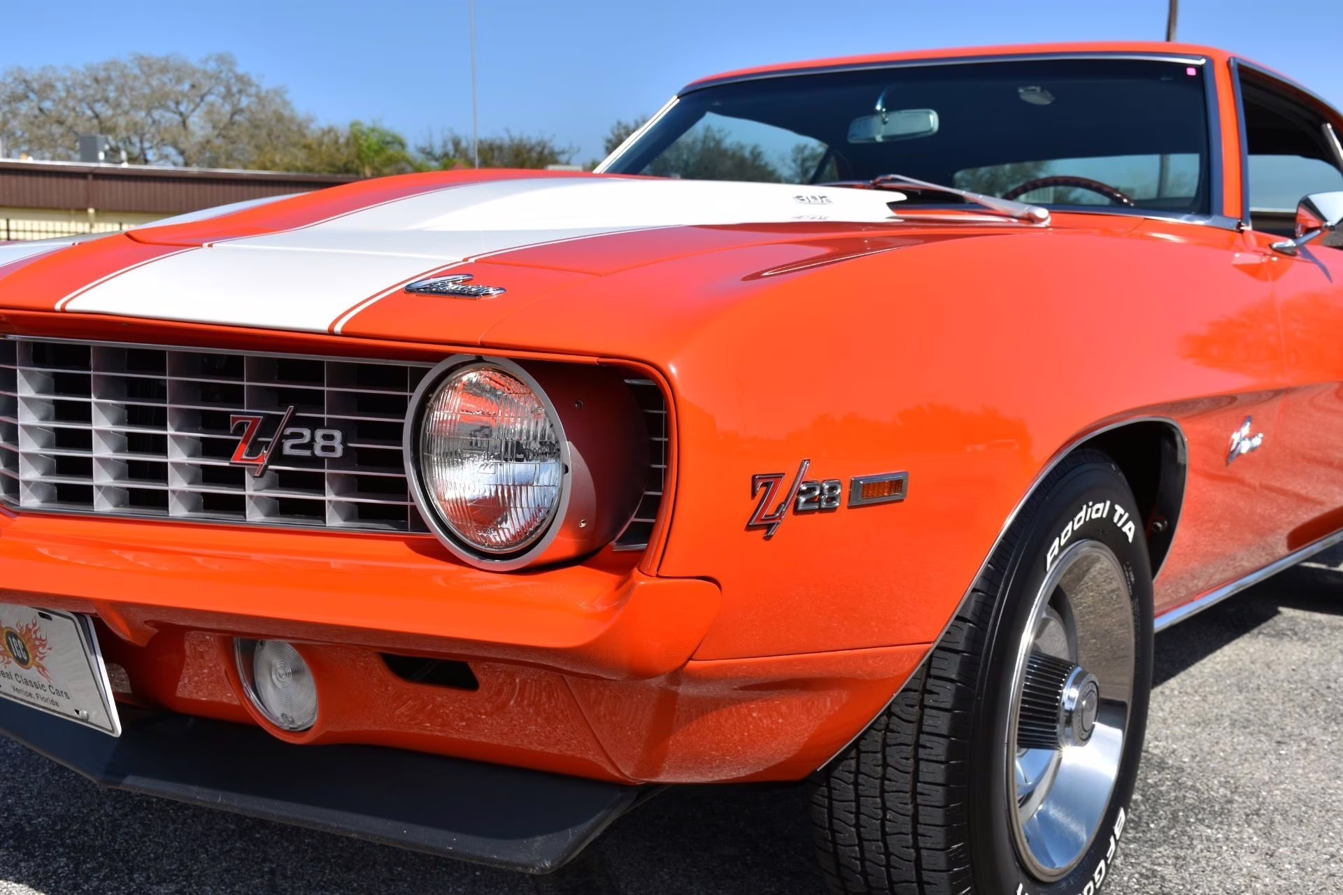 1969 Orange Chevrolet Camaro