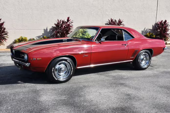 1969 Red Chevrolet Camaro