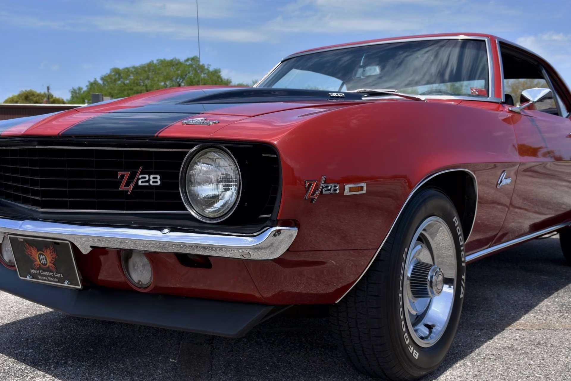 1969 Red Chevrolet Camaro