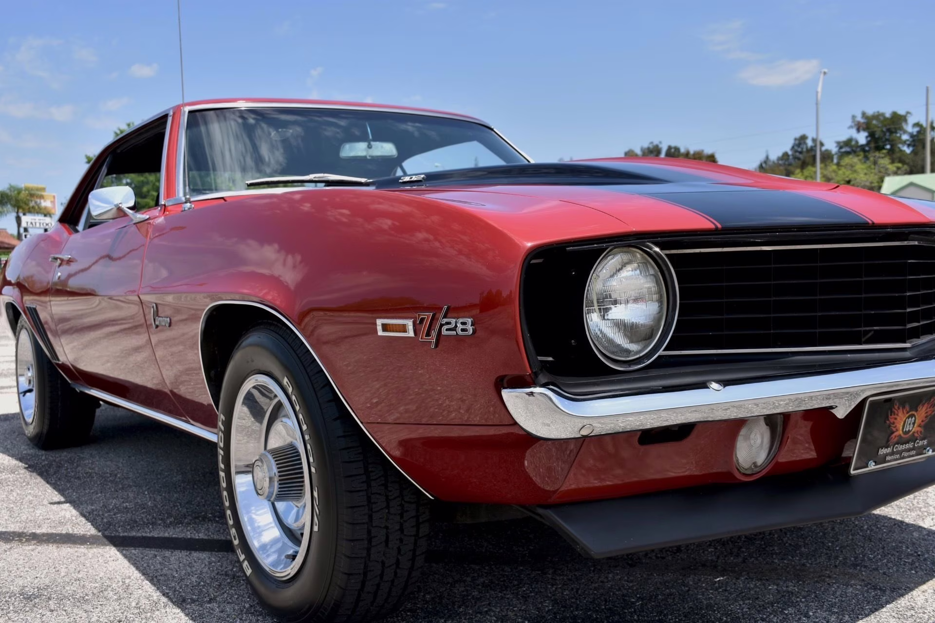 1969 Red Chevrolet Camaro