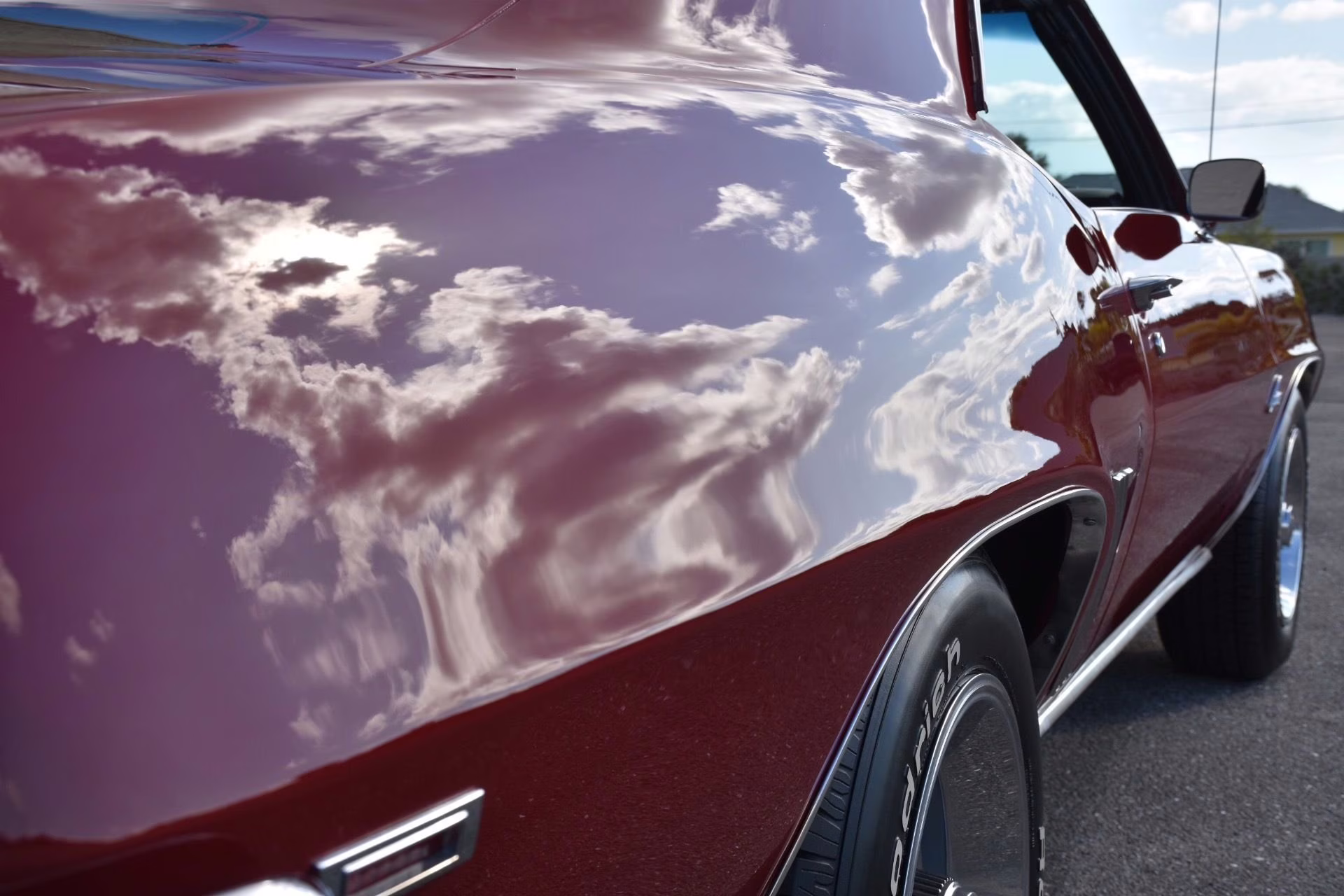 1969 Red Chevrolet Camaro