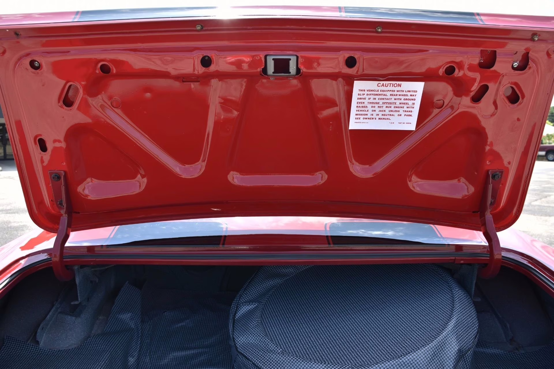 1969 Red Chevrolet Camaro