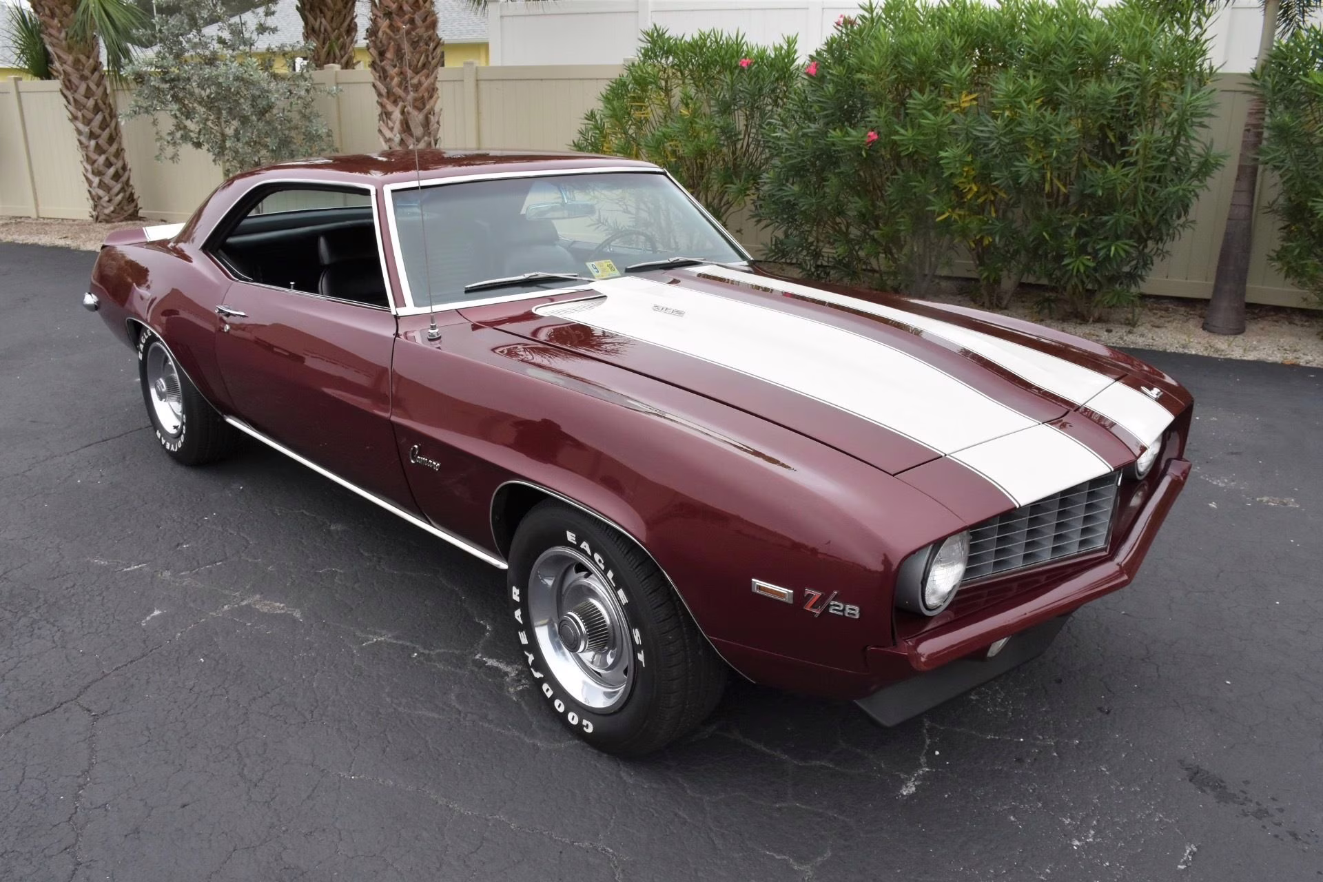 1969 Burgundy Chevrolet Camaro Z/28