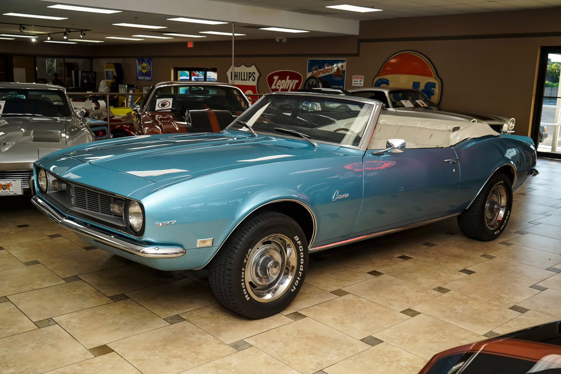 1968 Grotto Blue Chevrolet Camaro