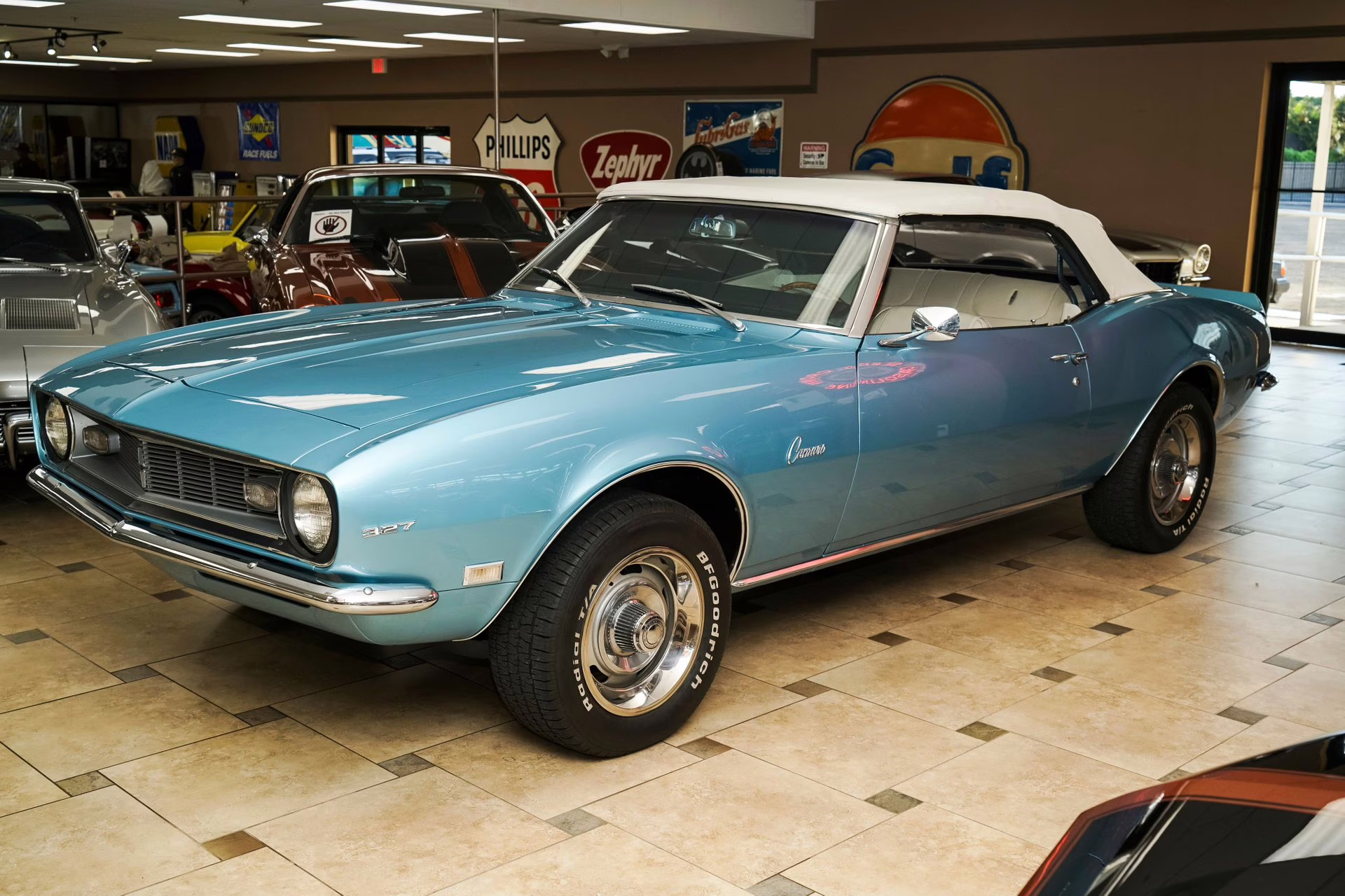 1968 Grotto Blue Chevrolet Camaro