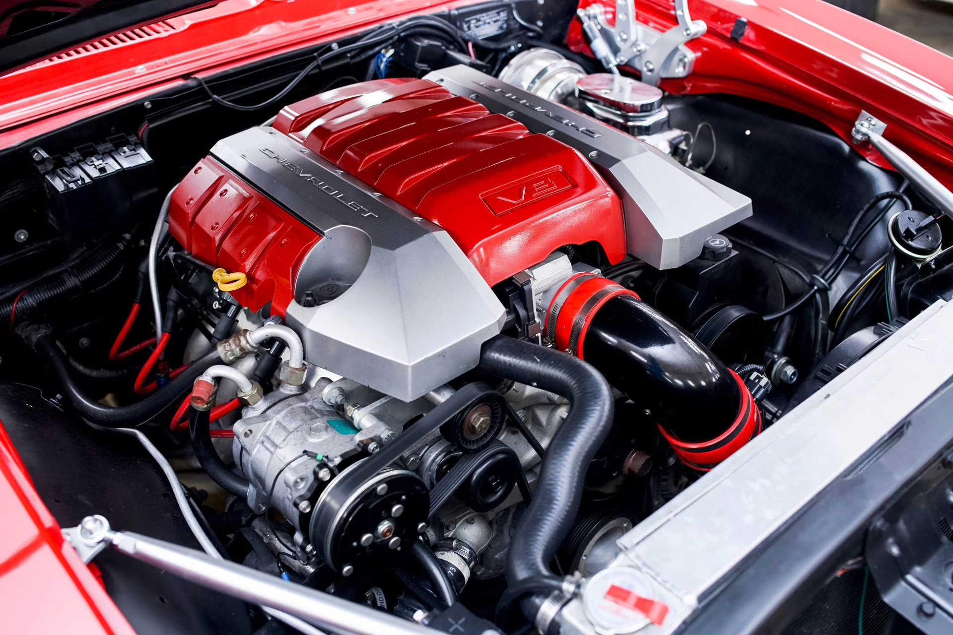 1968 Matador Red Chevrolet Camaro