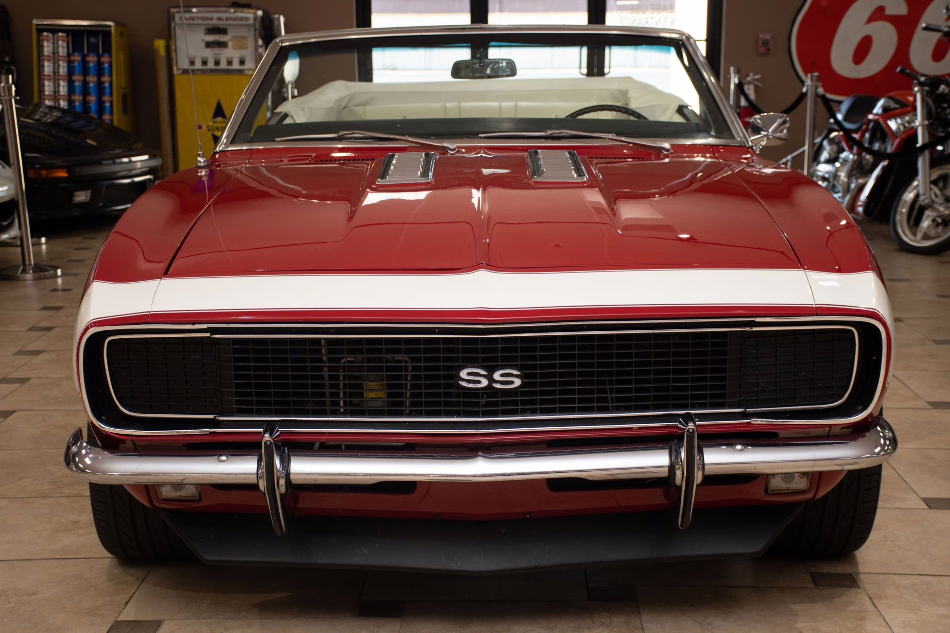 1968 Maroon Chevrolet Camaro
