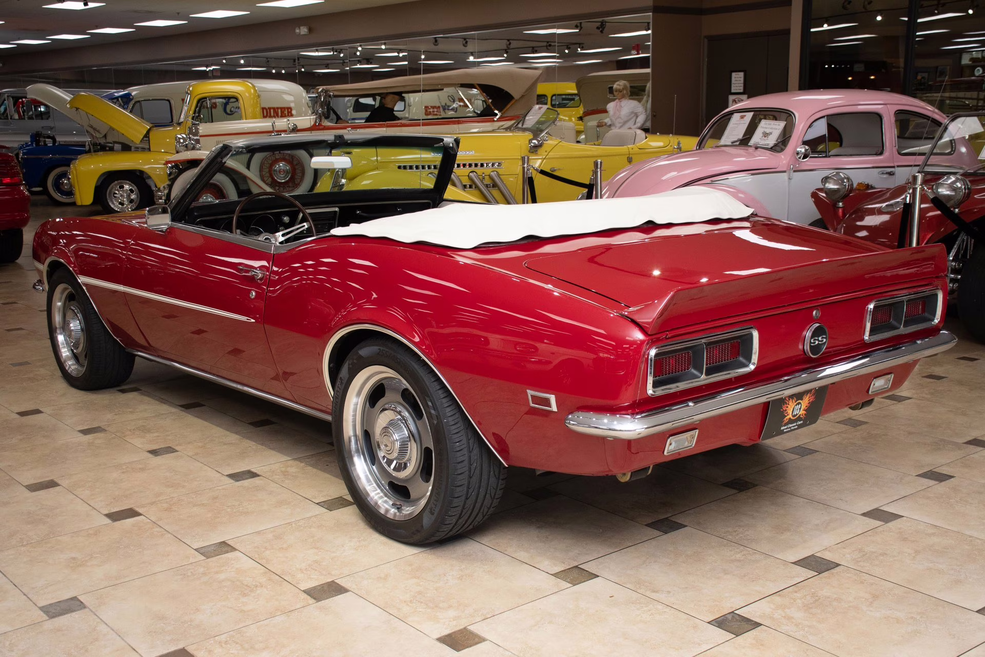 1968 Maroon Chevrolet Camaro