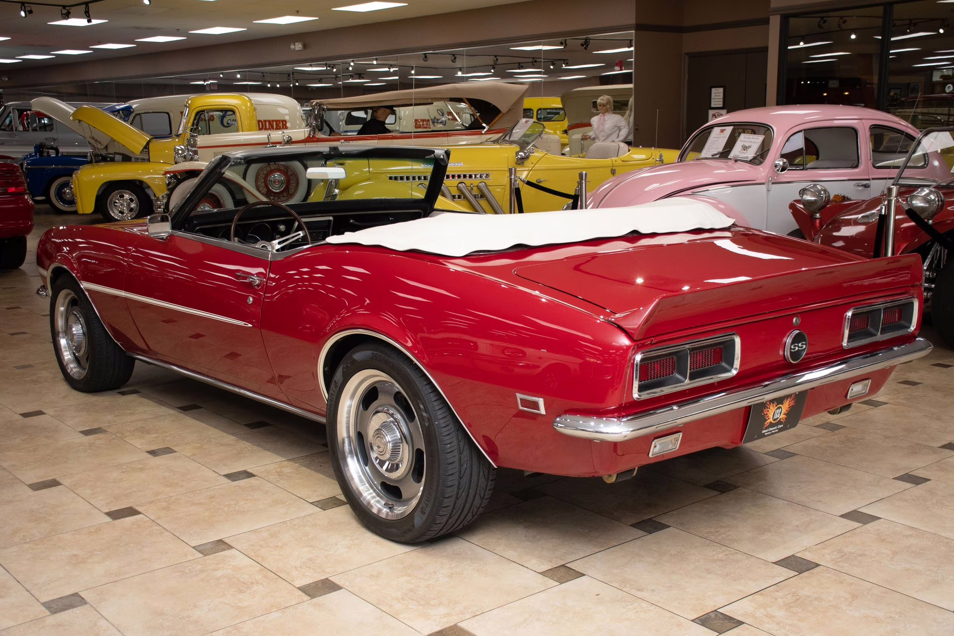1968 Maroon Chevrolet Camaro