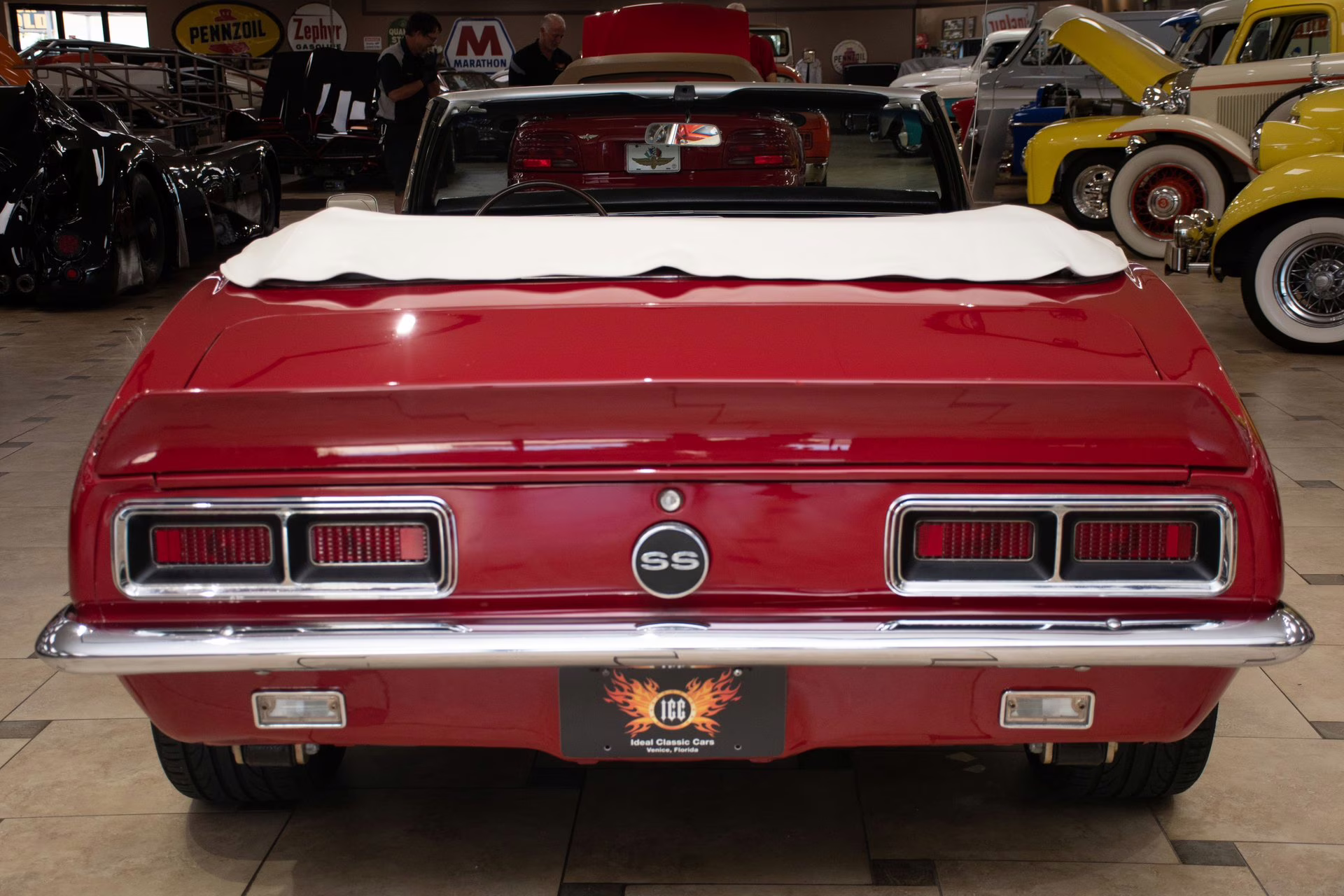 1968 Maroon Chevrolet Camaro