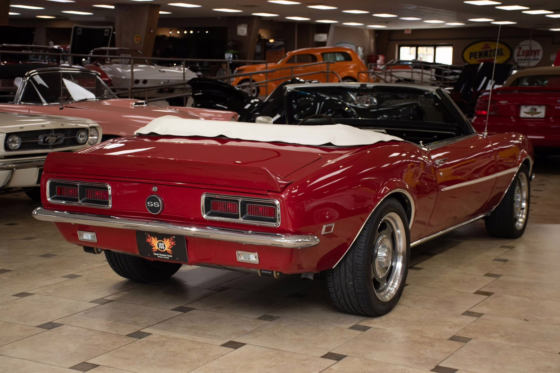1968 Maroon Chevrolet Camaro