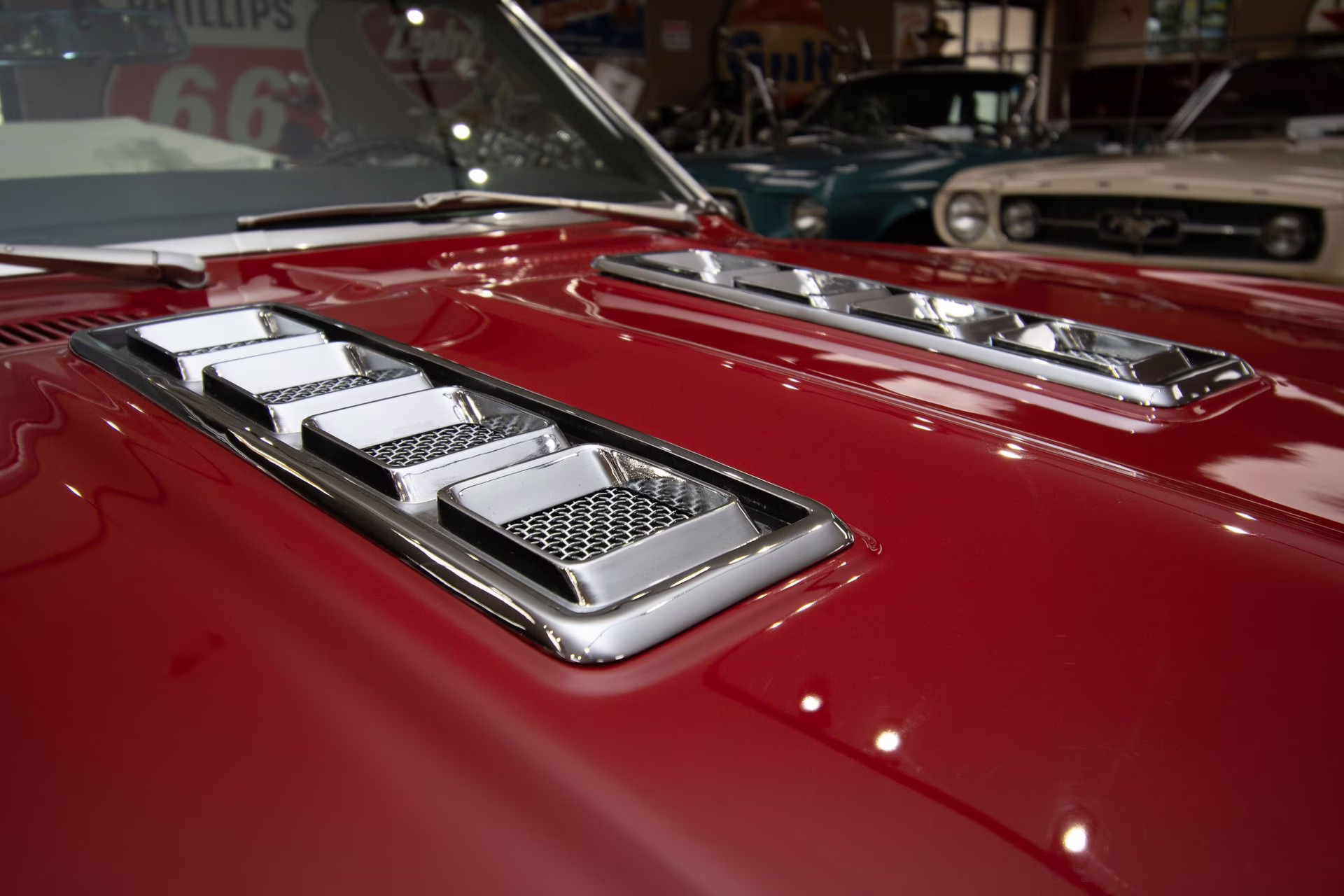1968 Maroon Chevrolet Camaro