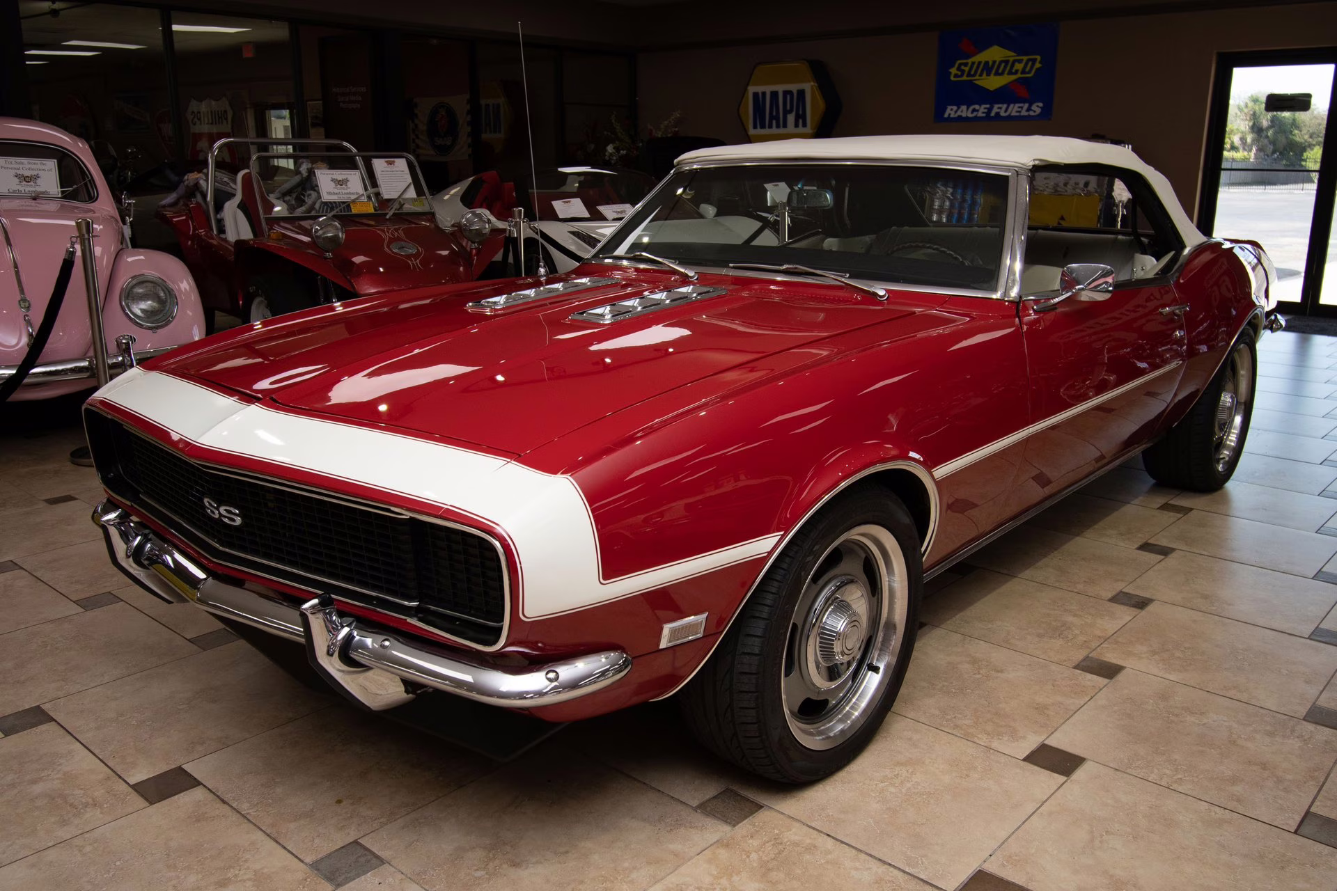 1968 Maroon Chevrolet Camaro