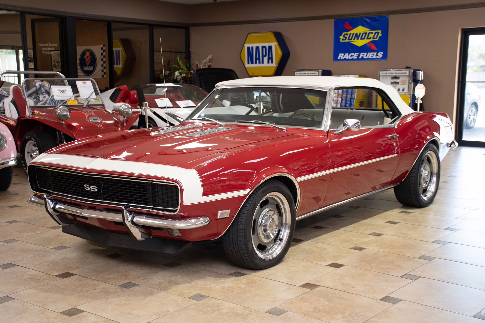 1968 Maroon Chevrolet Camaro