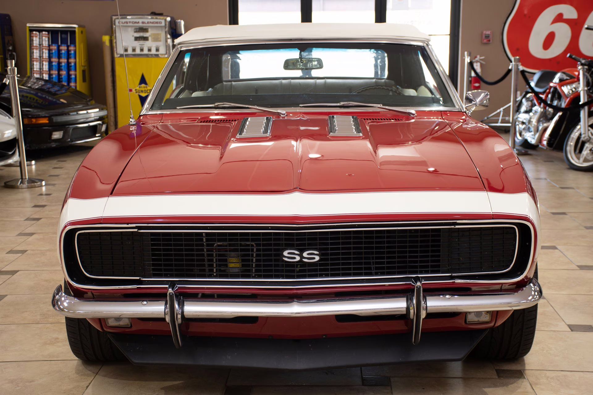 1968 Maroon Chevrolet Camaro