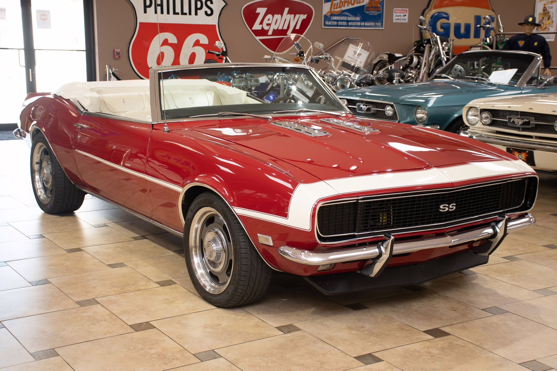 1968 Maroon Chevrolet Camaro