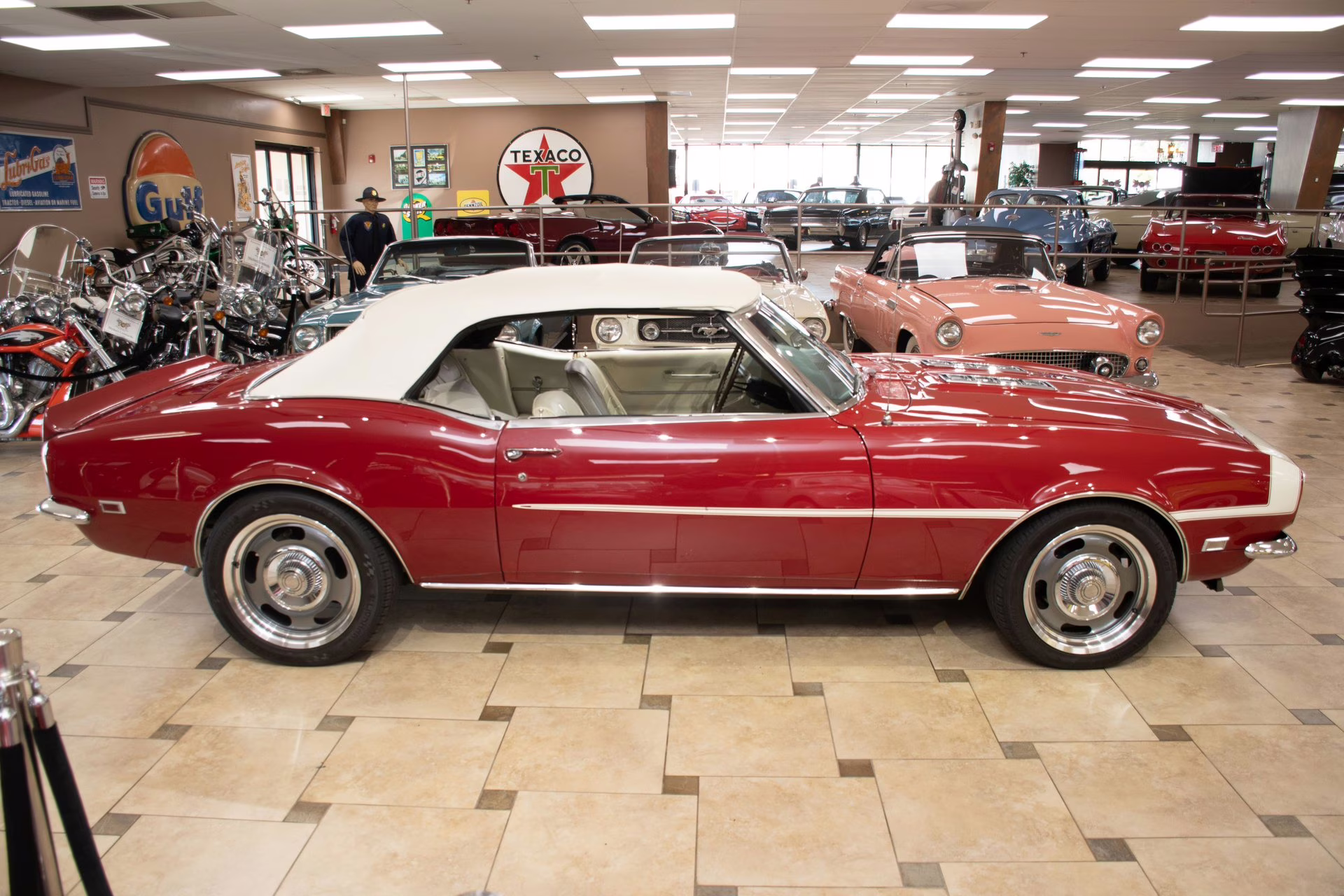 1968 Maroon Chevrolet Camaro