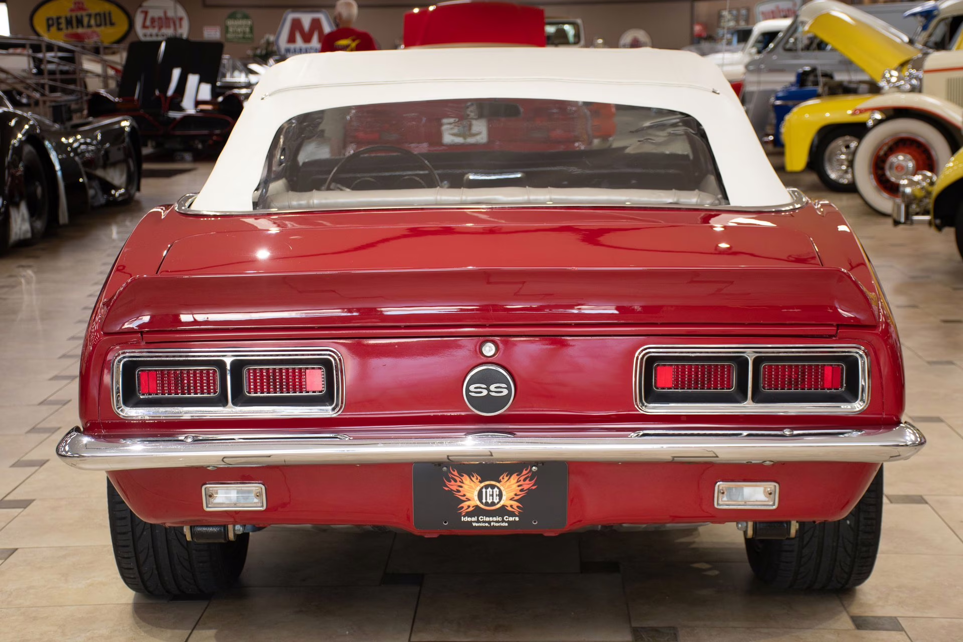 1968 Maroon Chevrolet Camaro