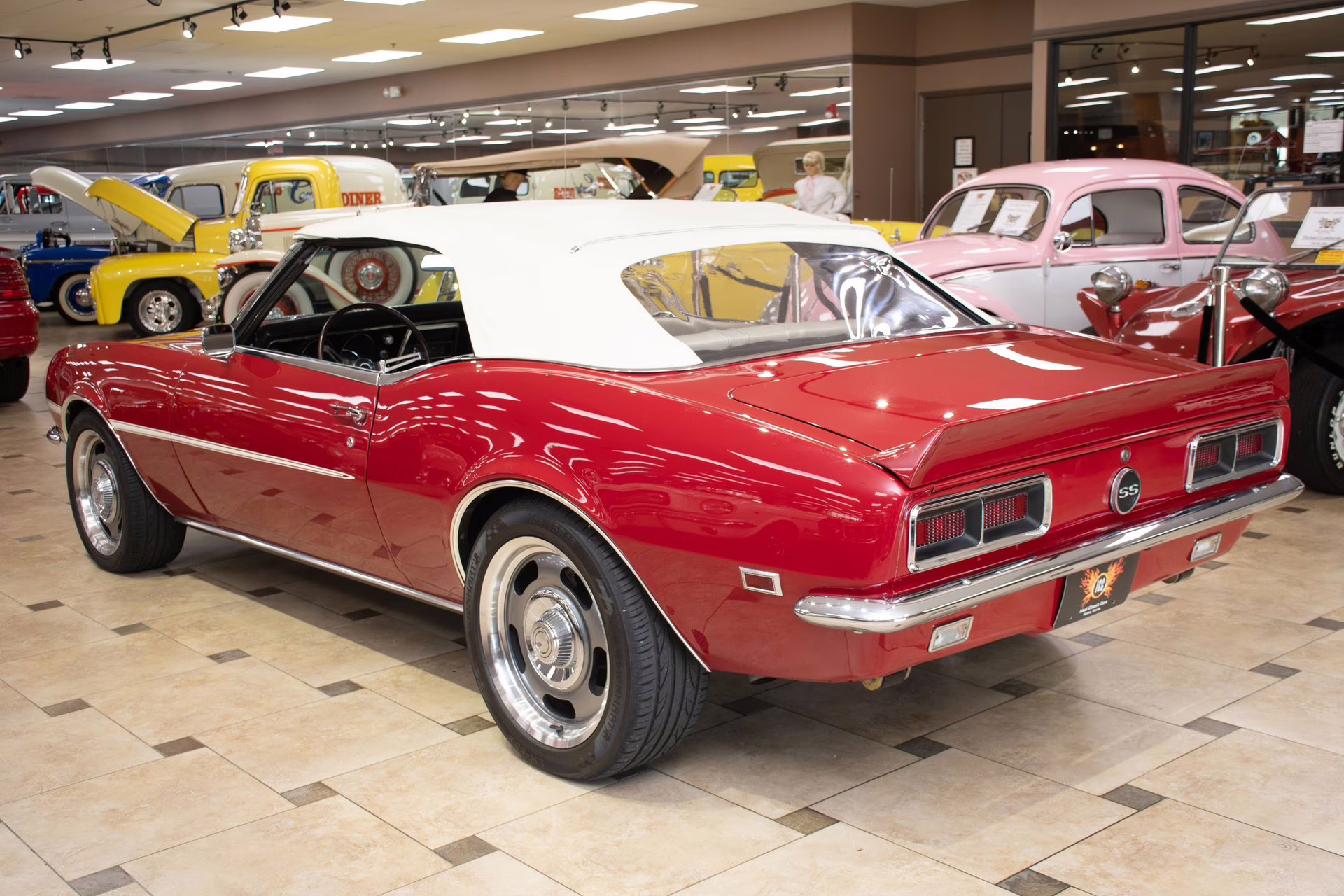 1968 Maroon Chevrolet Camaro