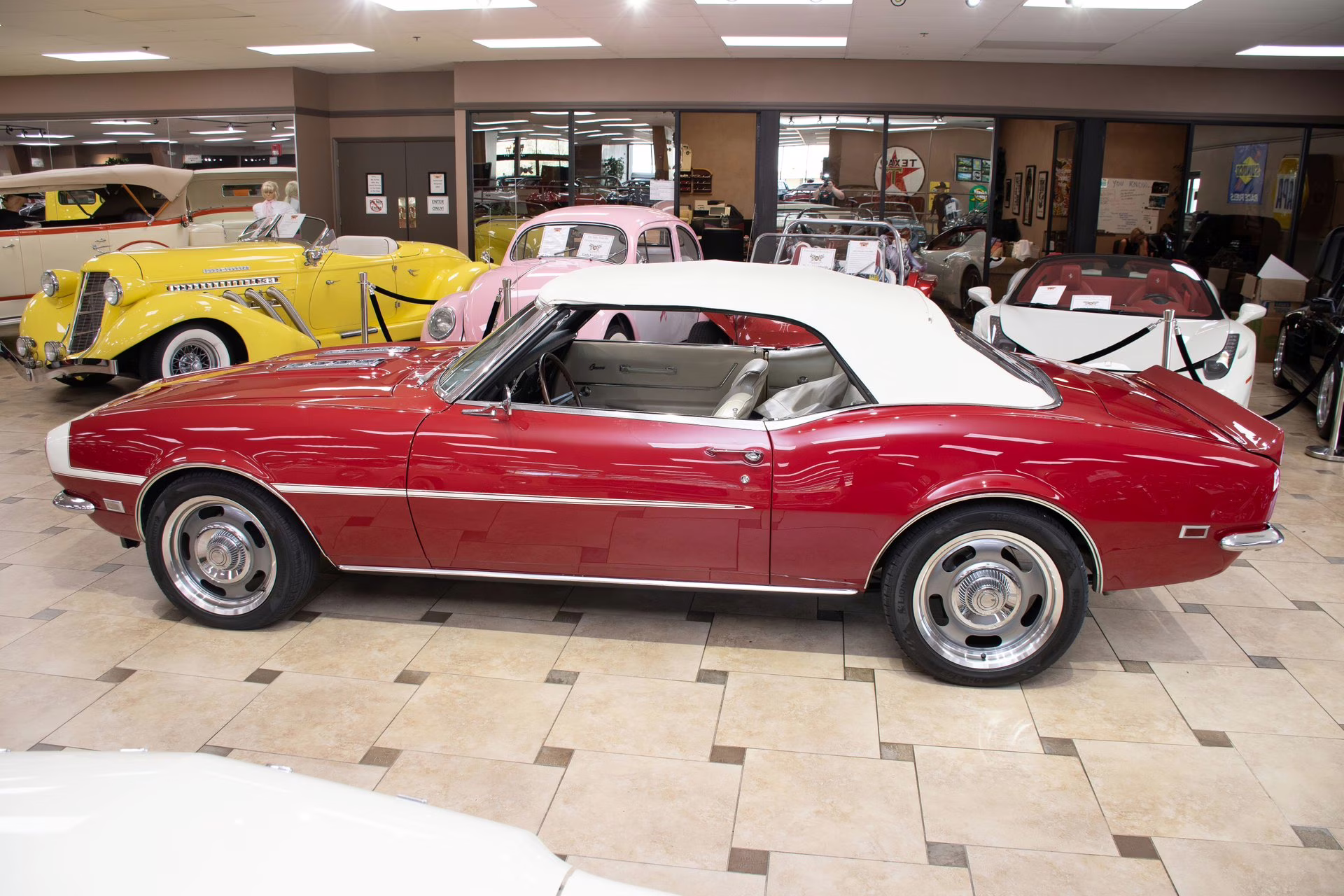 1968 Maroon Chevrolet Camaro
