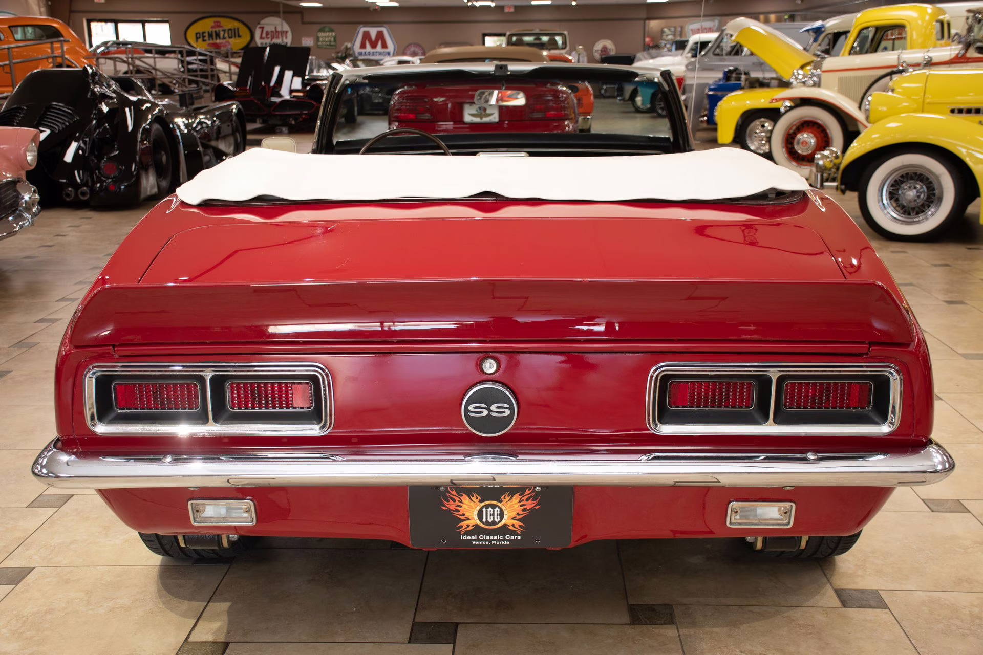 1968 Maroon Chevrolet Camaro