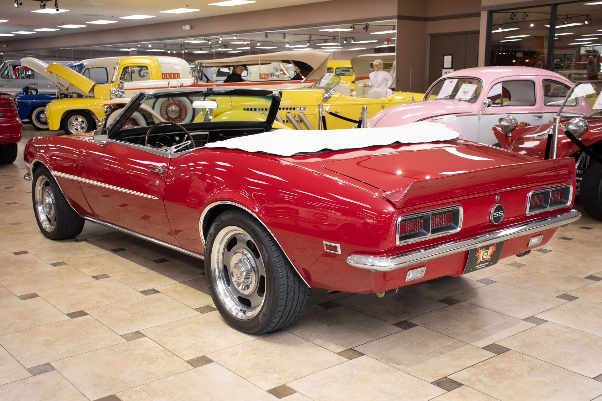 1968 Maroon Chevrolet Camaro