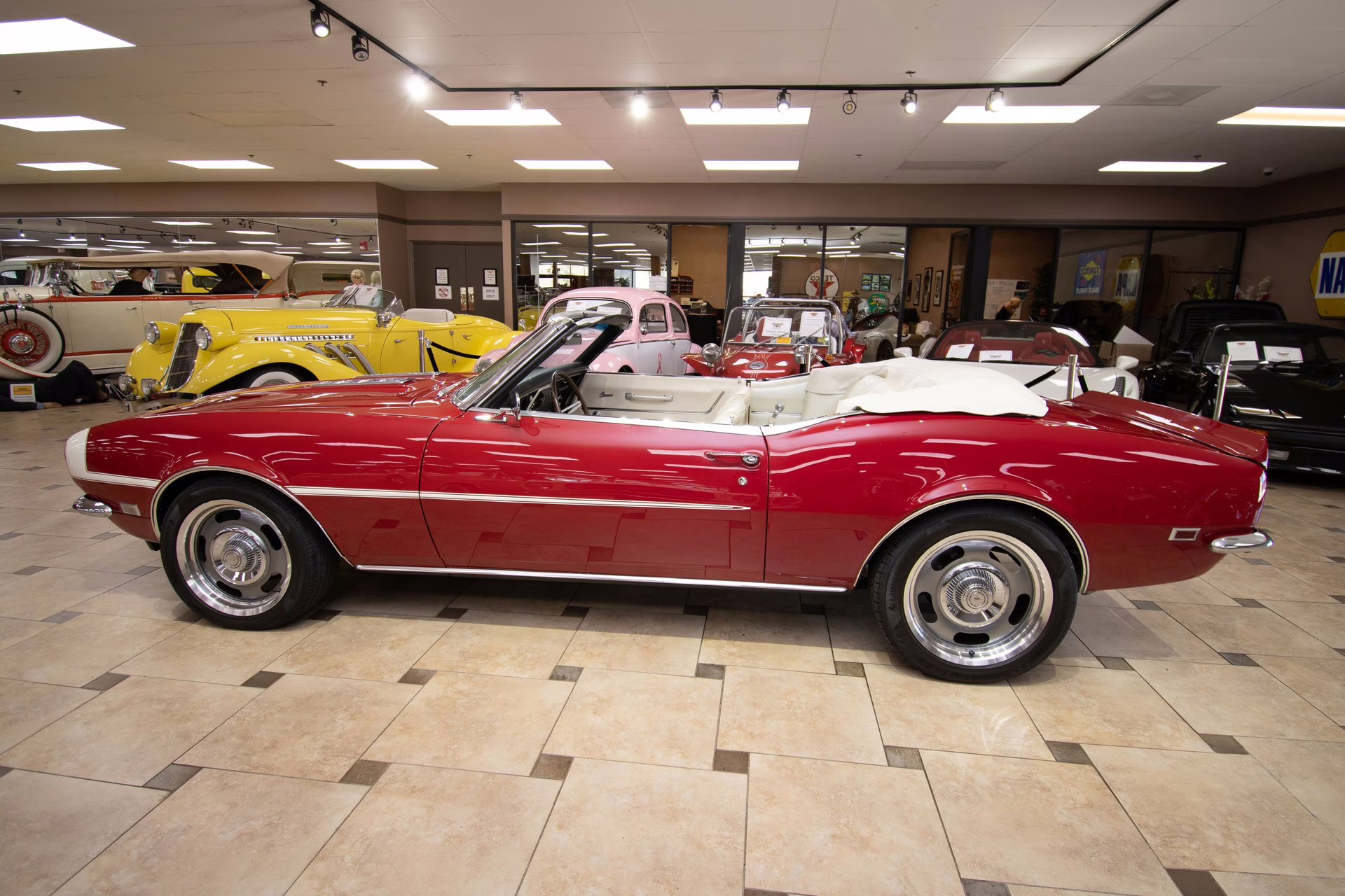 1968 Maroon Chevrolet Camaro