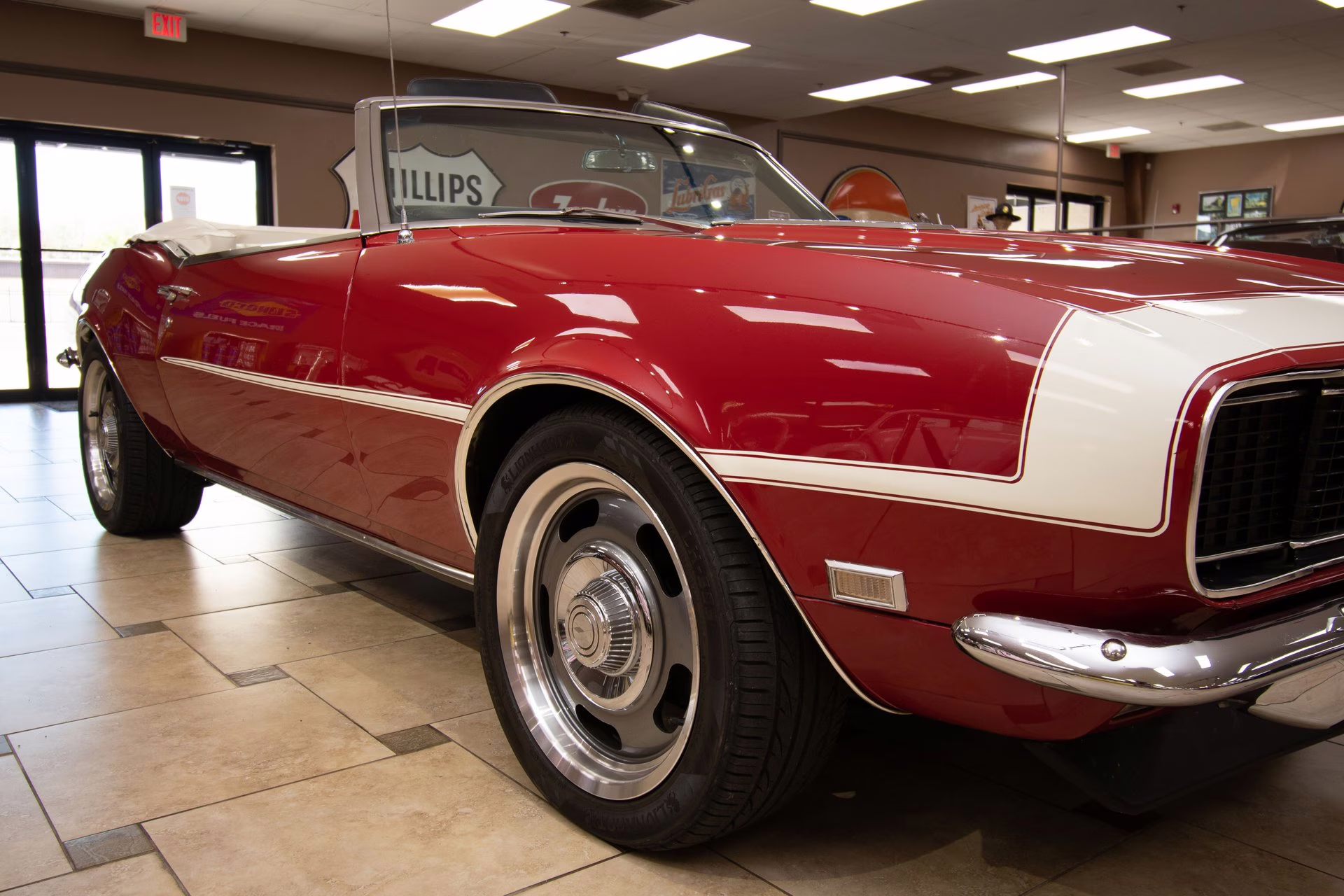 1968 Maroon Chevrolet Camaro
