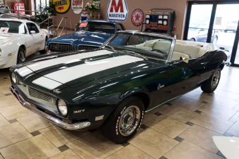 1968 British Green Chevrolet Camaro