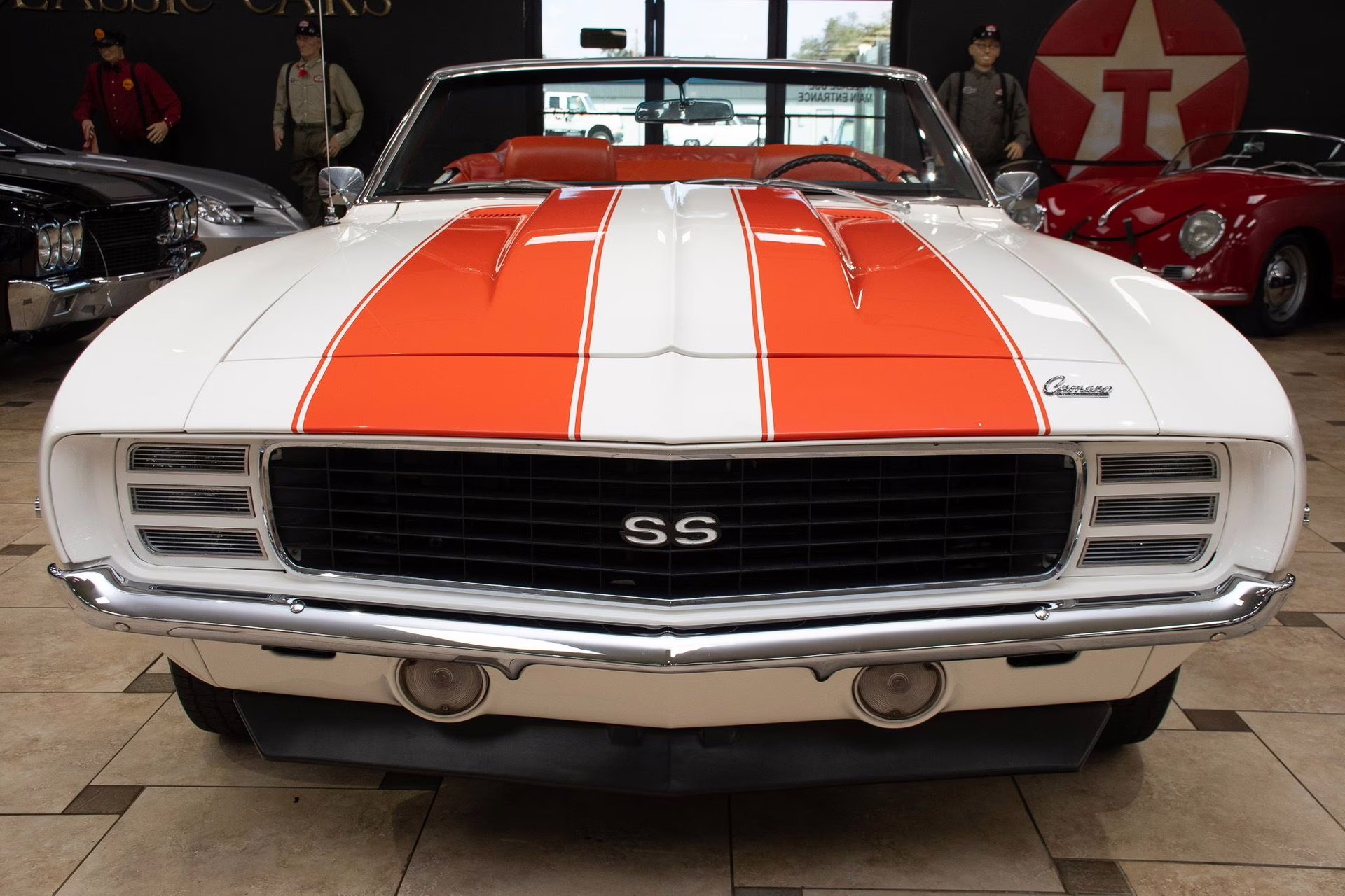 1969 Dover White/Hugger Orange Chevrolet Camaro