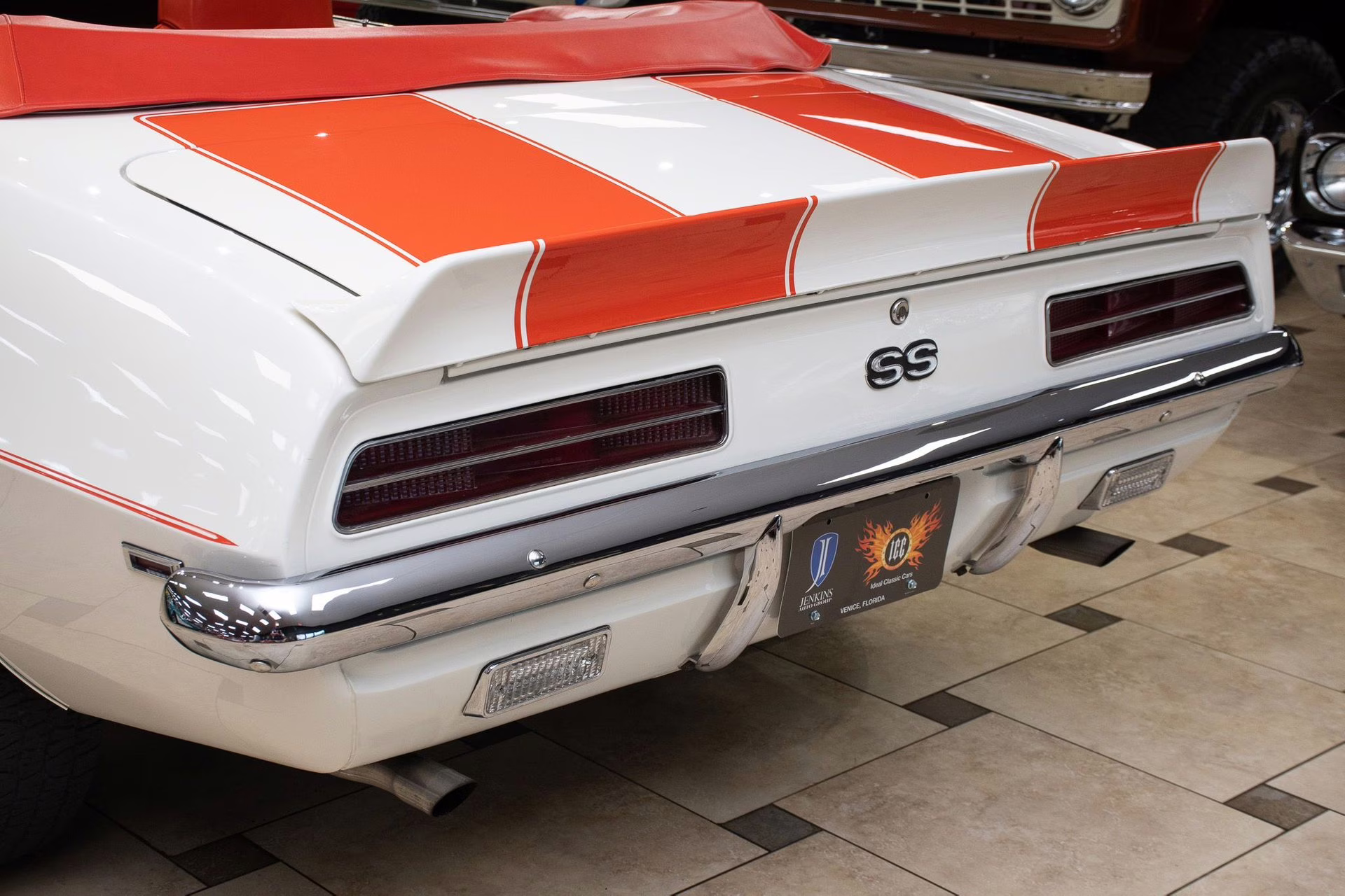 1969 Dover White/Hugger Orange Chevrolet Camaro