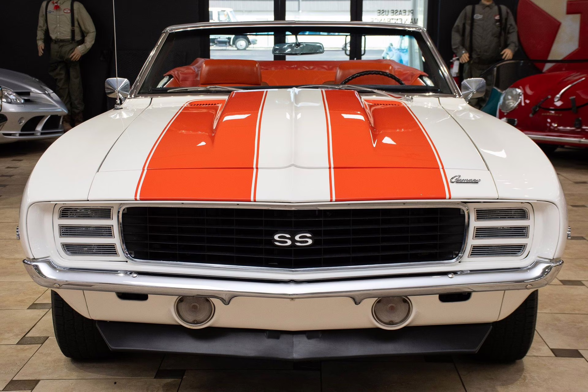 1969 Dover White/Hugger Orange Chevrolet Camaro