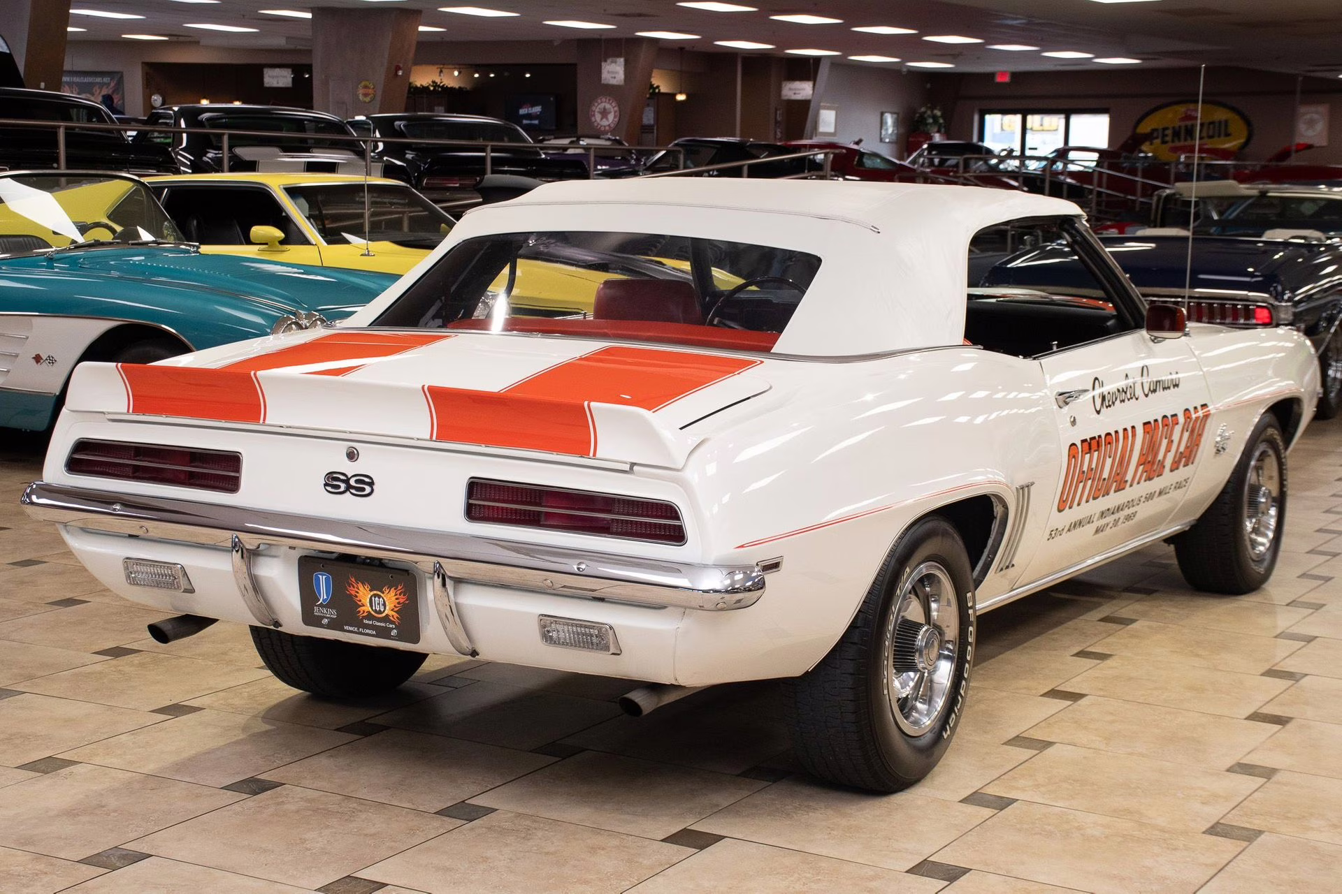 1969 Dover White/Hugger Orange Chevrolet Camaro