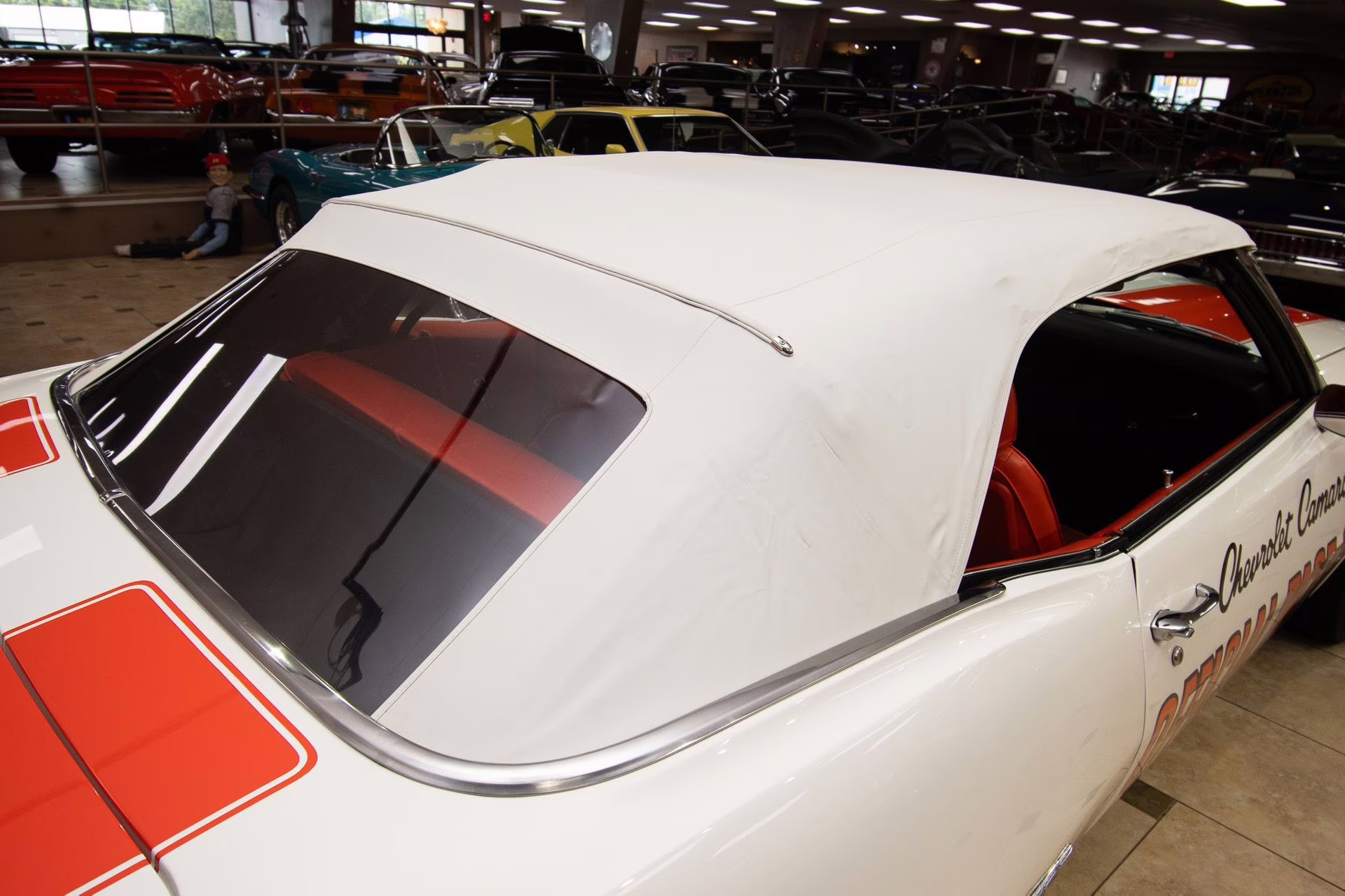 1969 Dover White/Hugger Orange Chevrolet Camaro