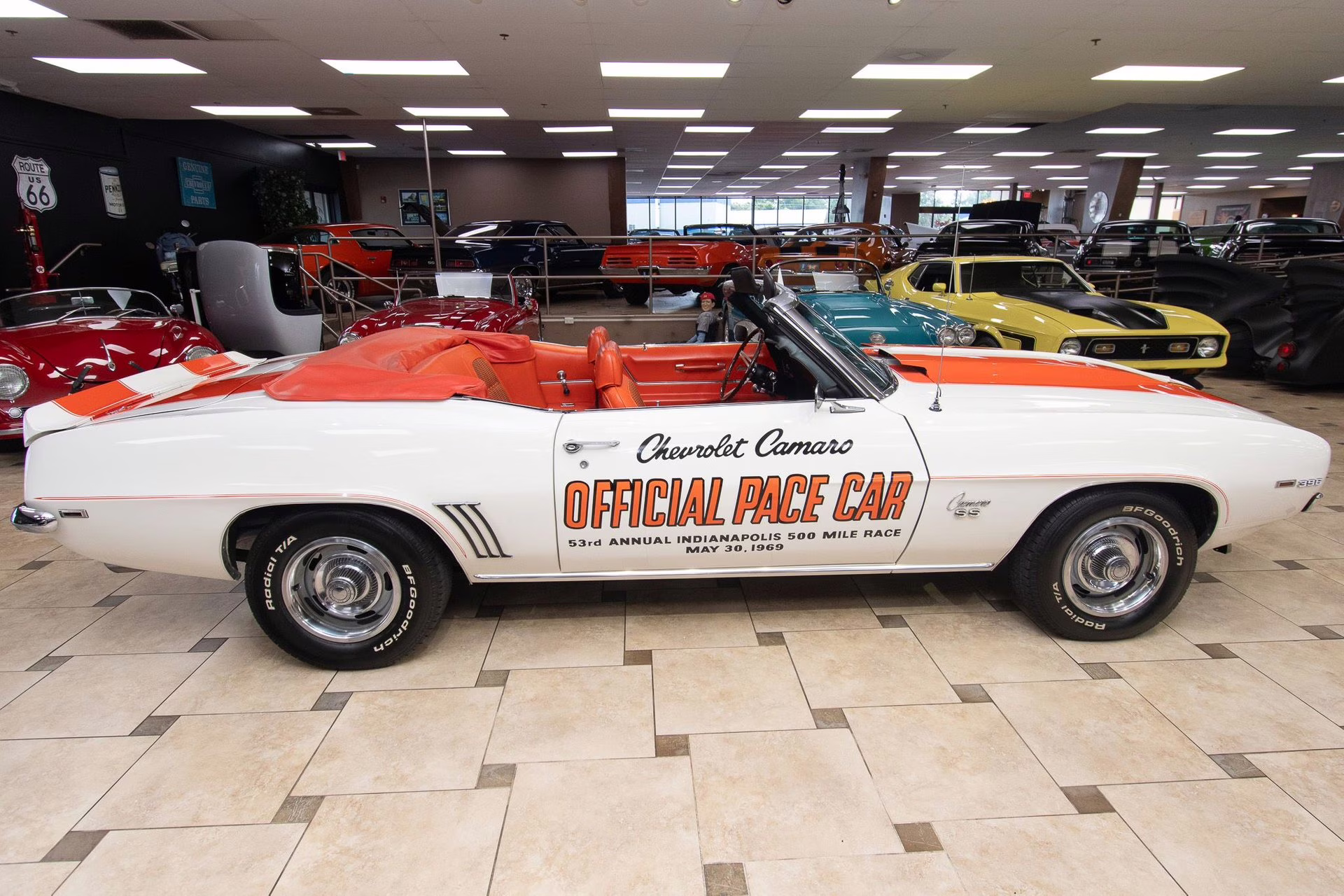 1969 Dover White/Hugger Orange Chevrolet Camaro