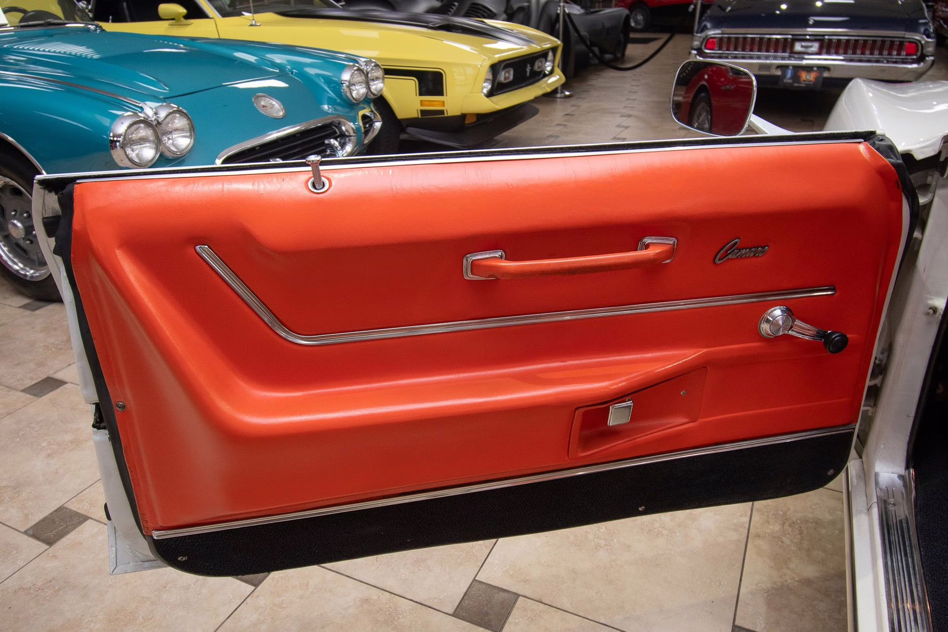 1969 Dover White/Hugger Orange Chevrolet Camaro